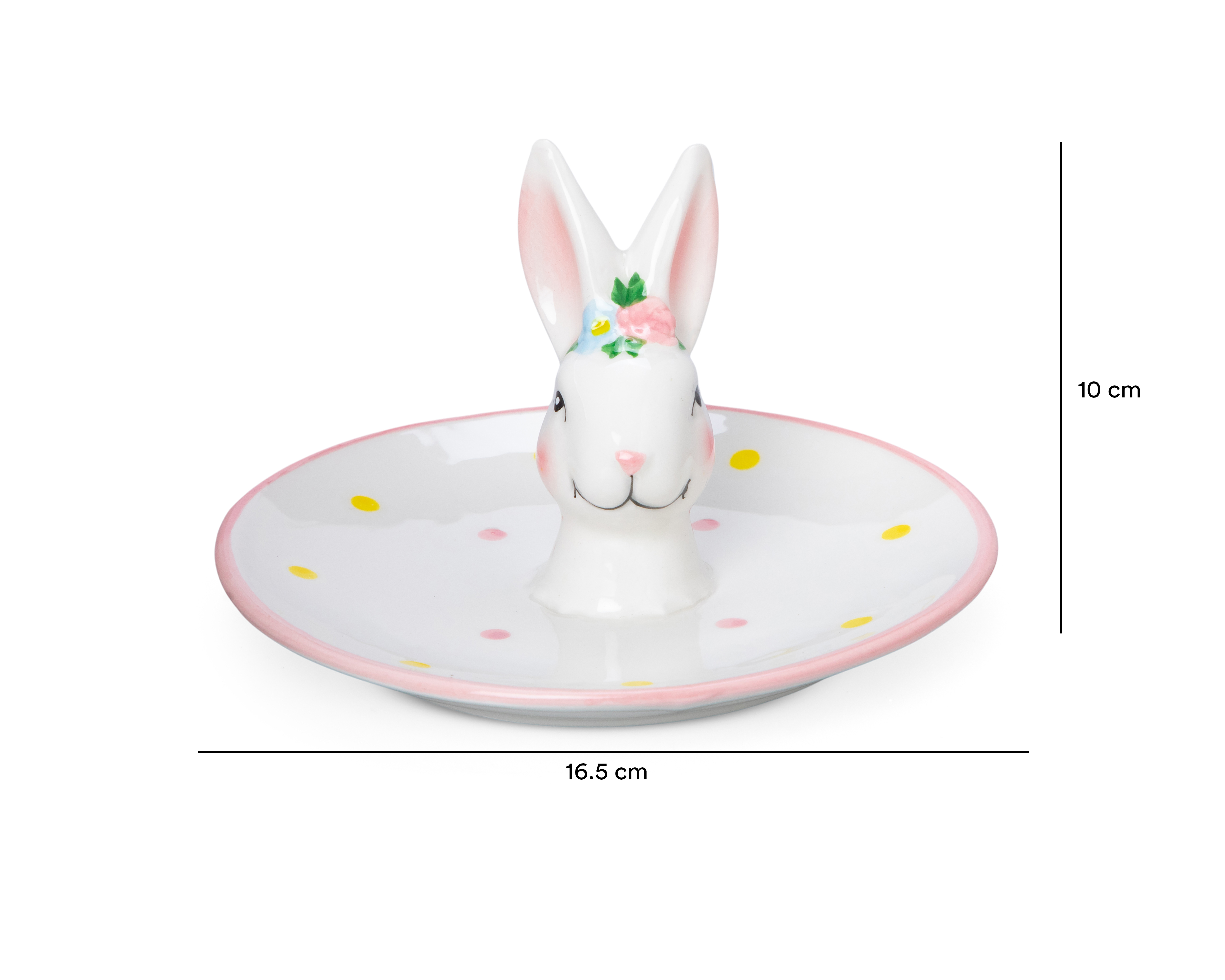 Foto 6 pulgar | Foto 5 | Joyero de Cerámica Starhaus Blanco