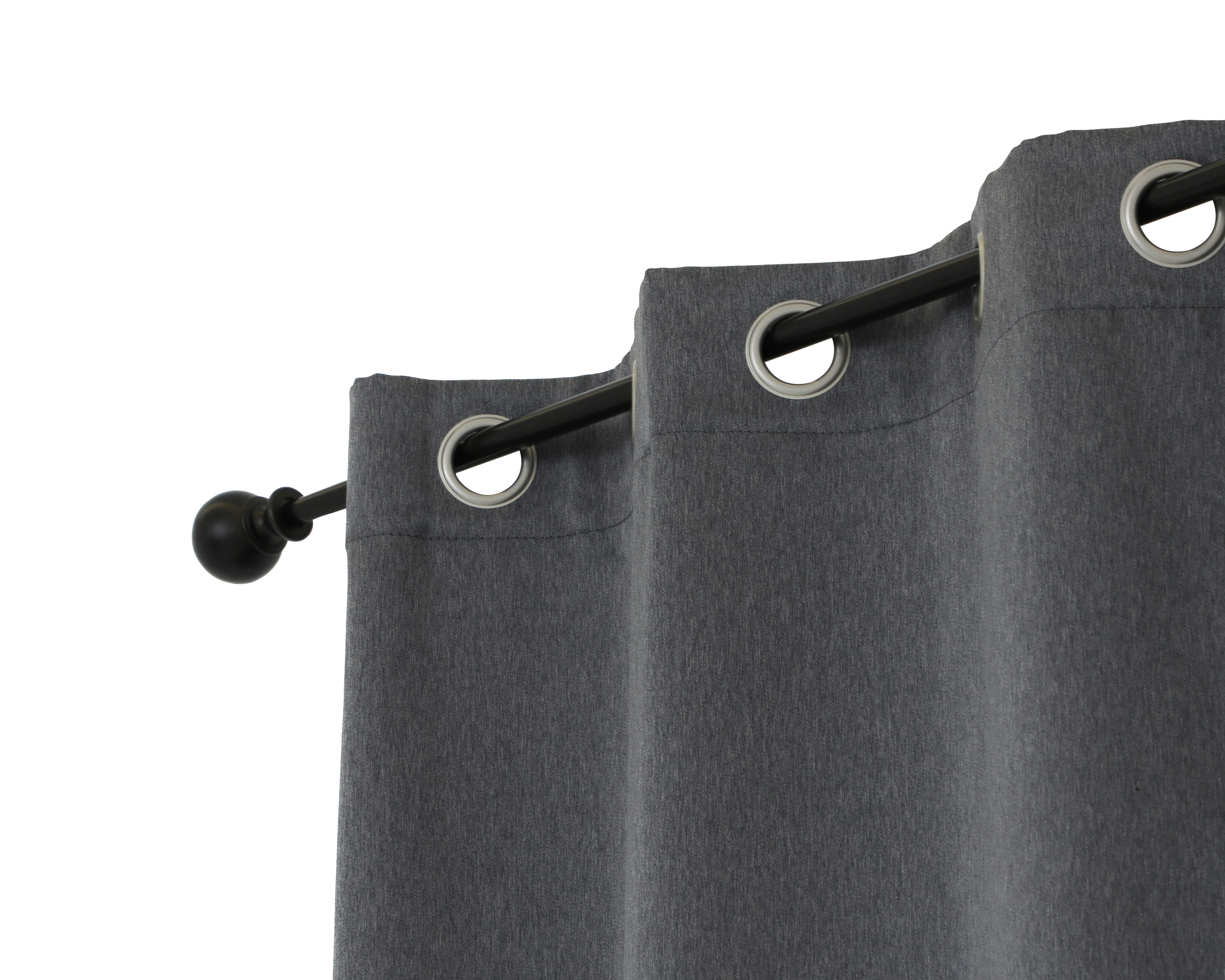 Foto 4 pulgar | Foto 3 | Cortina Leire 94 x 213 cm Gris