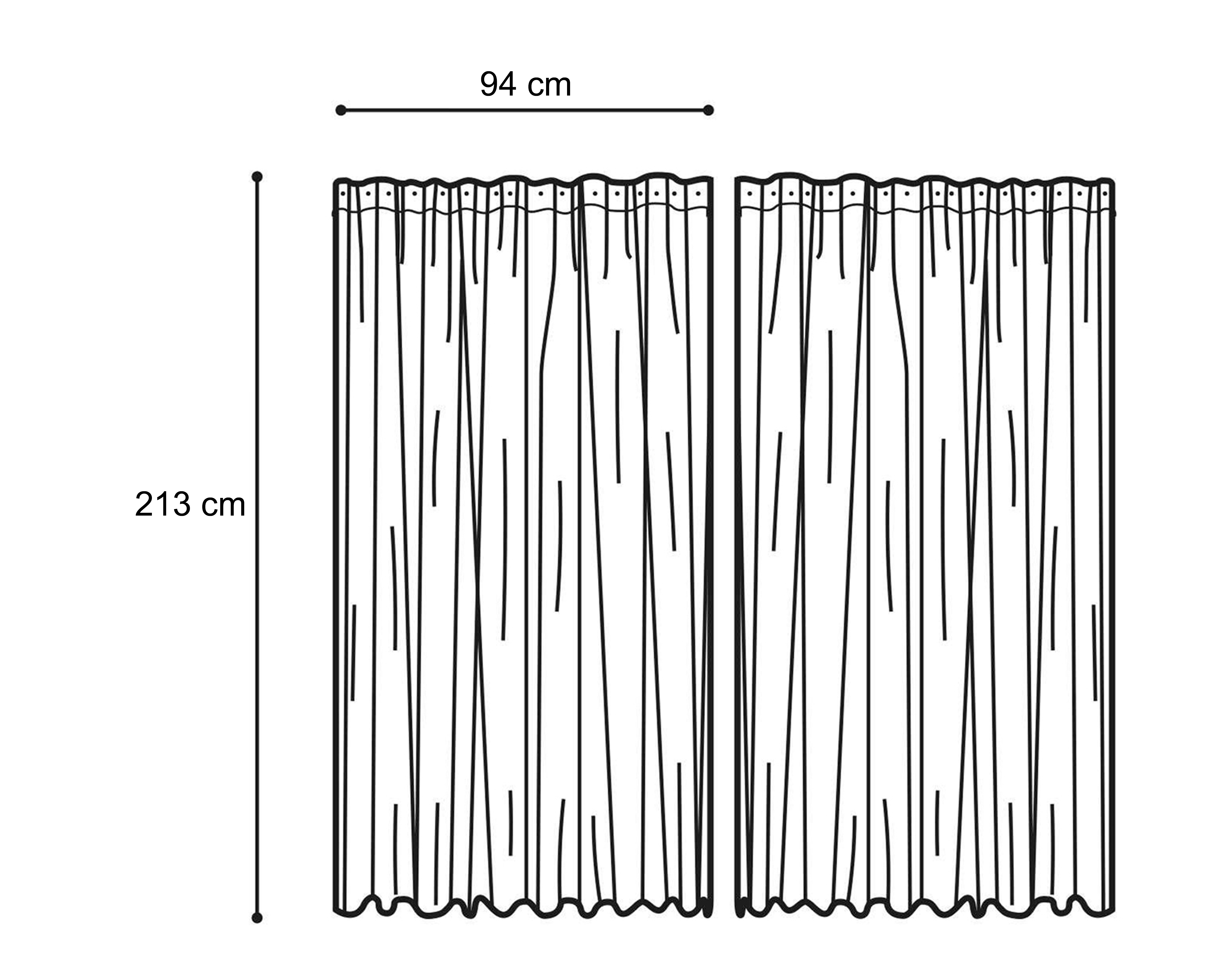 Foto 5 | Foto 5 | Cortina Lorelei 94 x 213 cm Beige