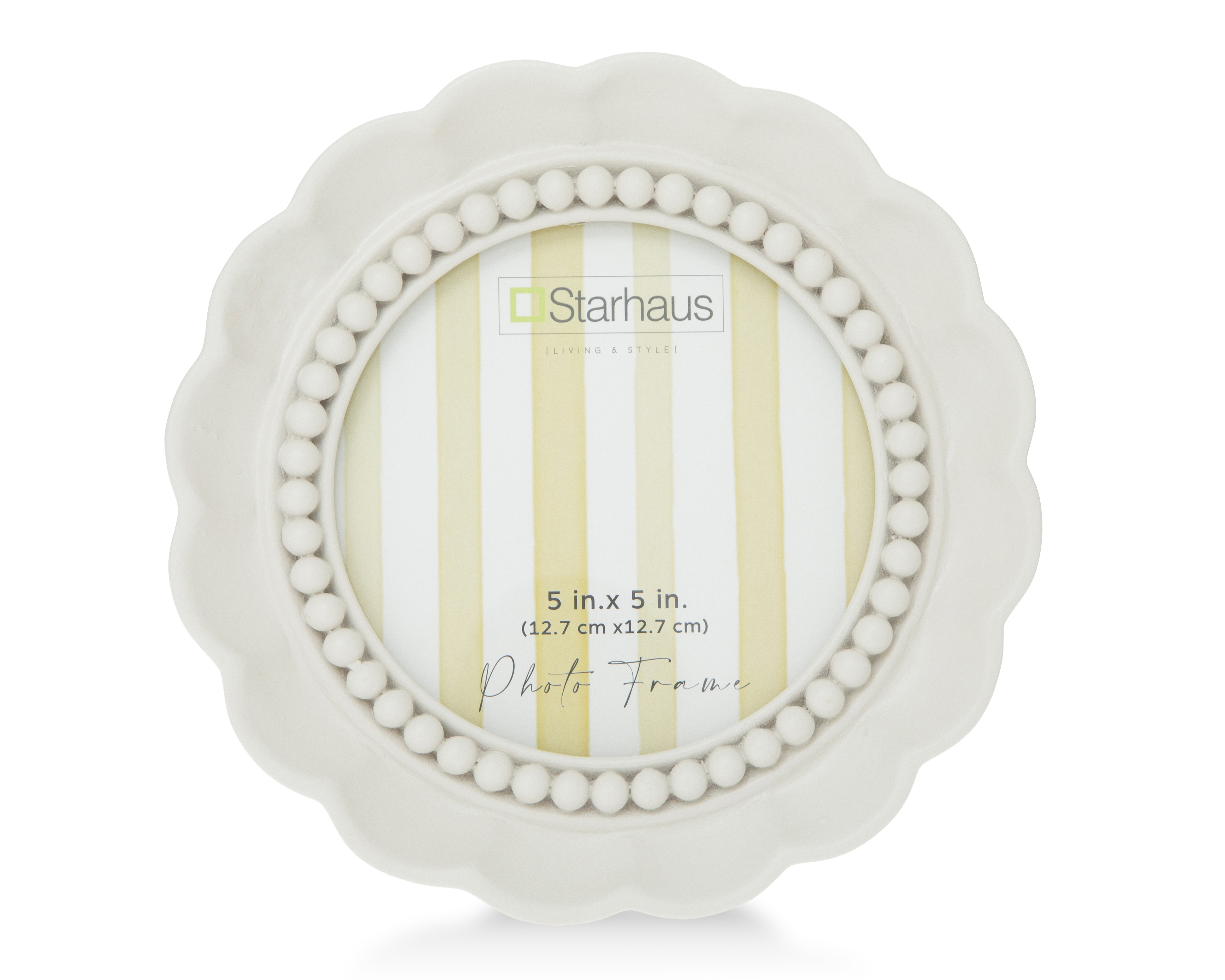 Foto 2 pulgar | Foto 1 | Portarretrato de Poliresina Starhaus 5 x 5 Pulgadas