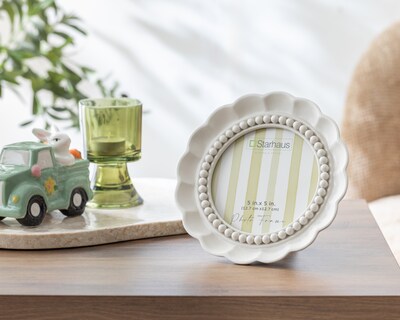 Foto 4 | Foto 4 | Portarretrato de Poliresina Starhaus 5 x 5 Pulgadas