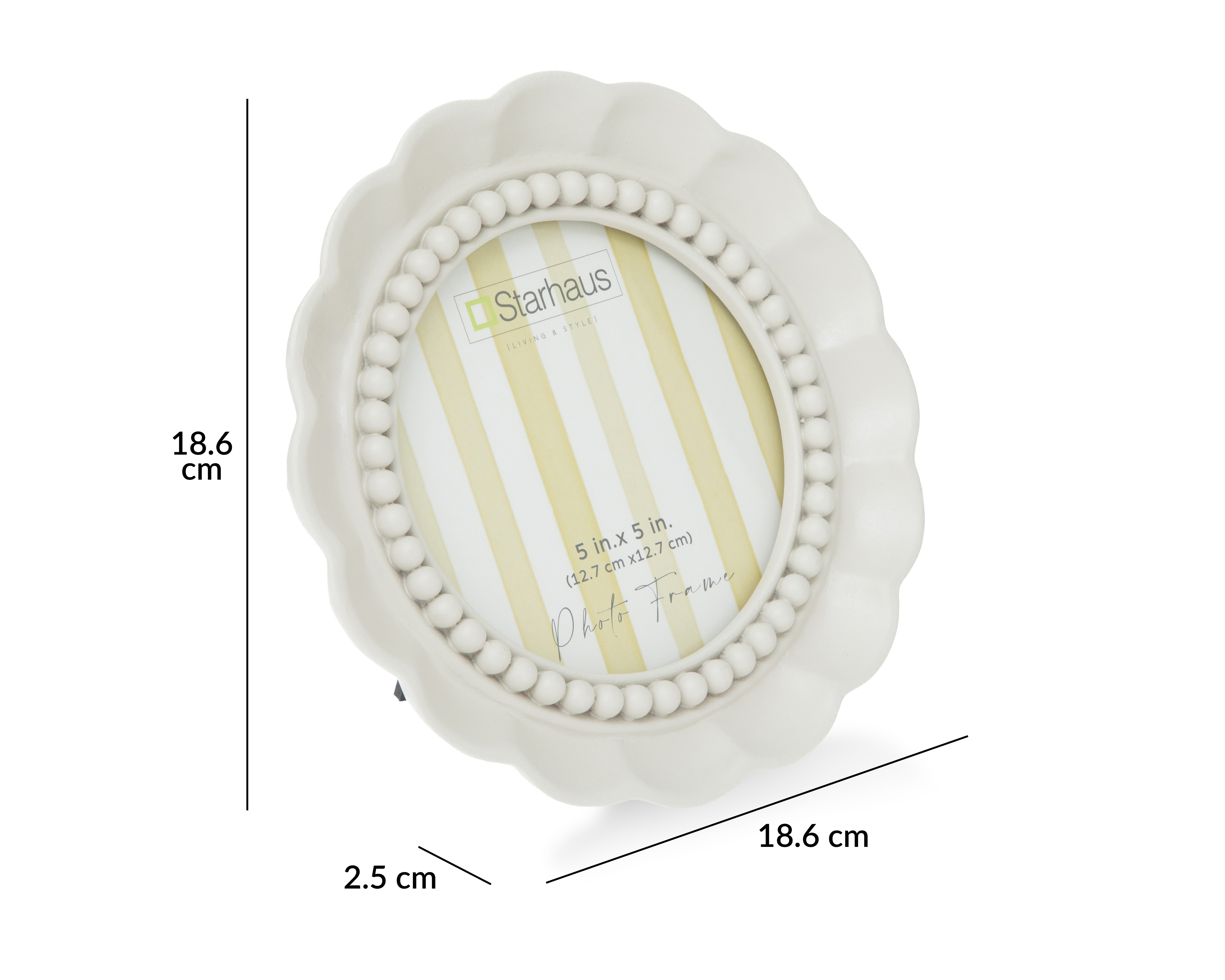 Foto 6 pulgar | Foto 5 | Portarretrato de Poliresina Starhaus 5 x 5 Pulgadas