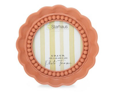 Foto 1 | Foto 1 | Portarretrato de Poliresina Starhaus 4 x 4 Pulgadas