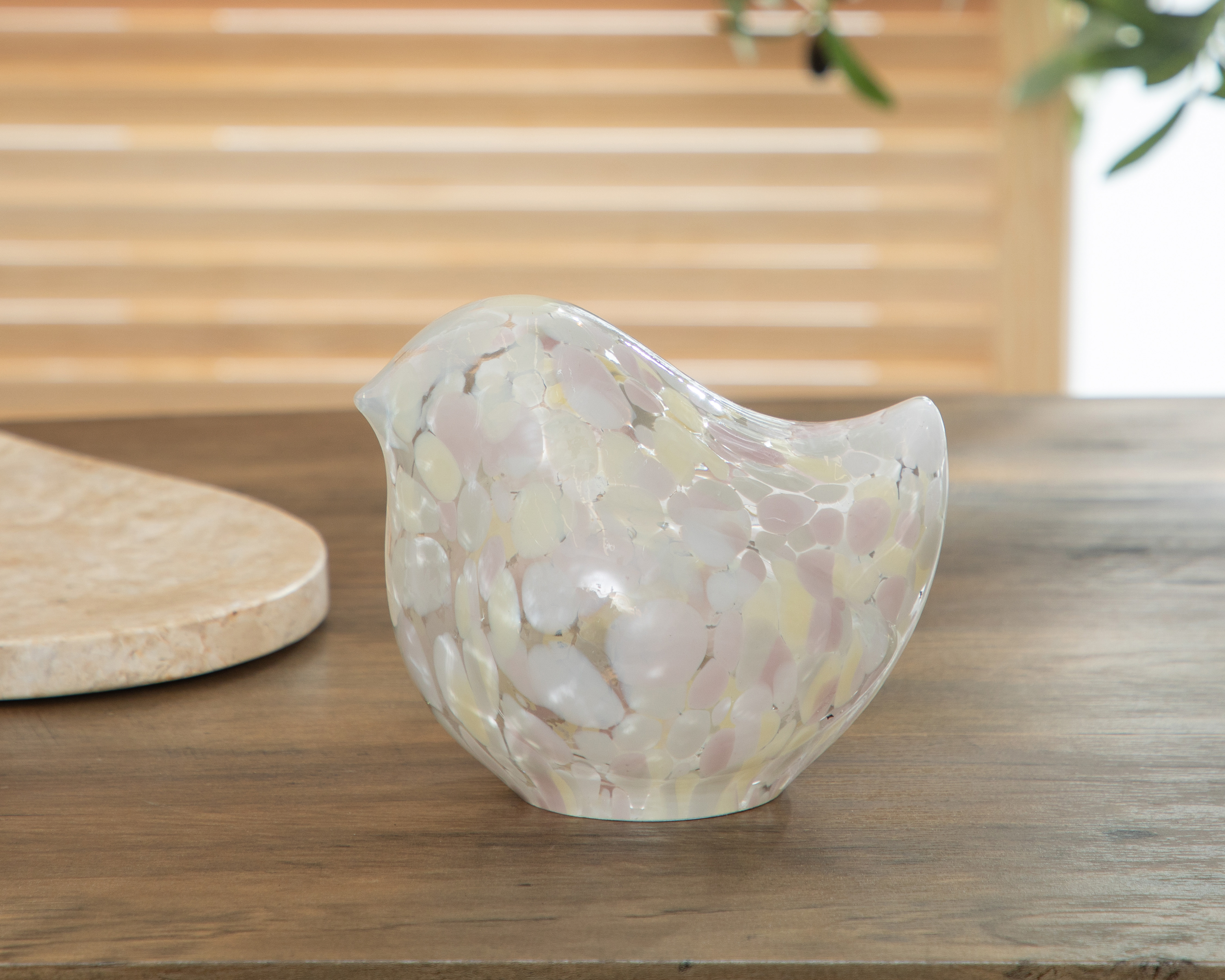 Foto 5 | Foto 5 | Figura Decorativa de Pájaro Paz de Vidrio