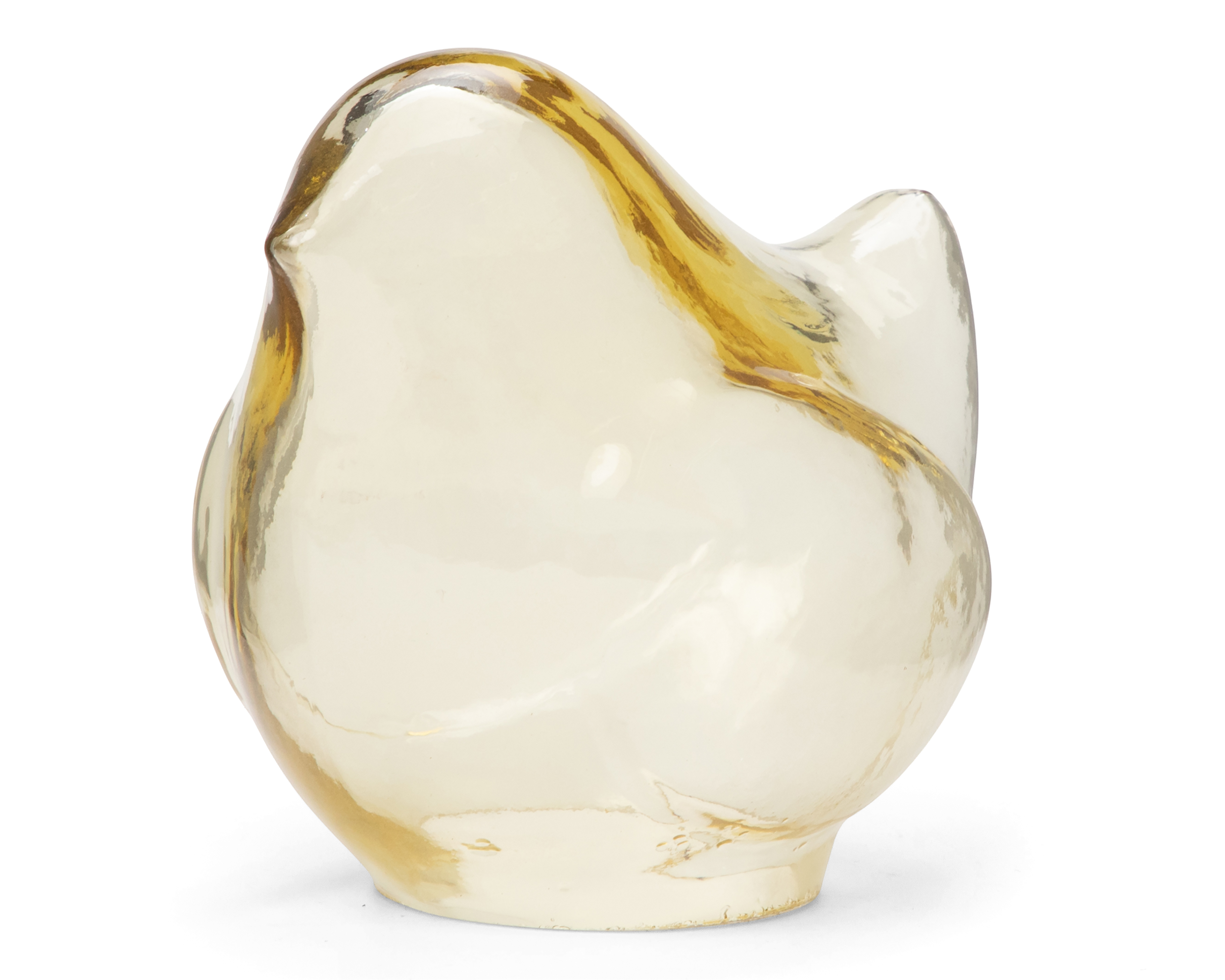 Escultura de Ave Aine de Vidrio