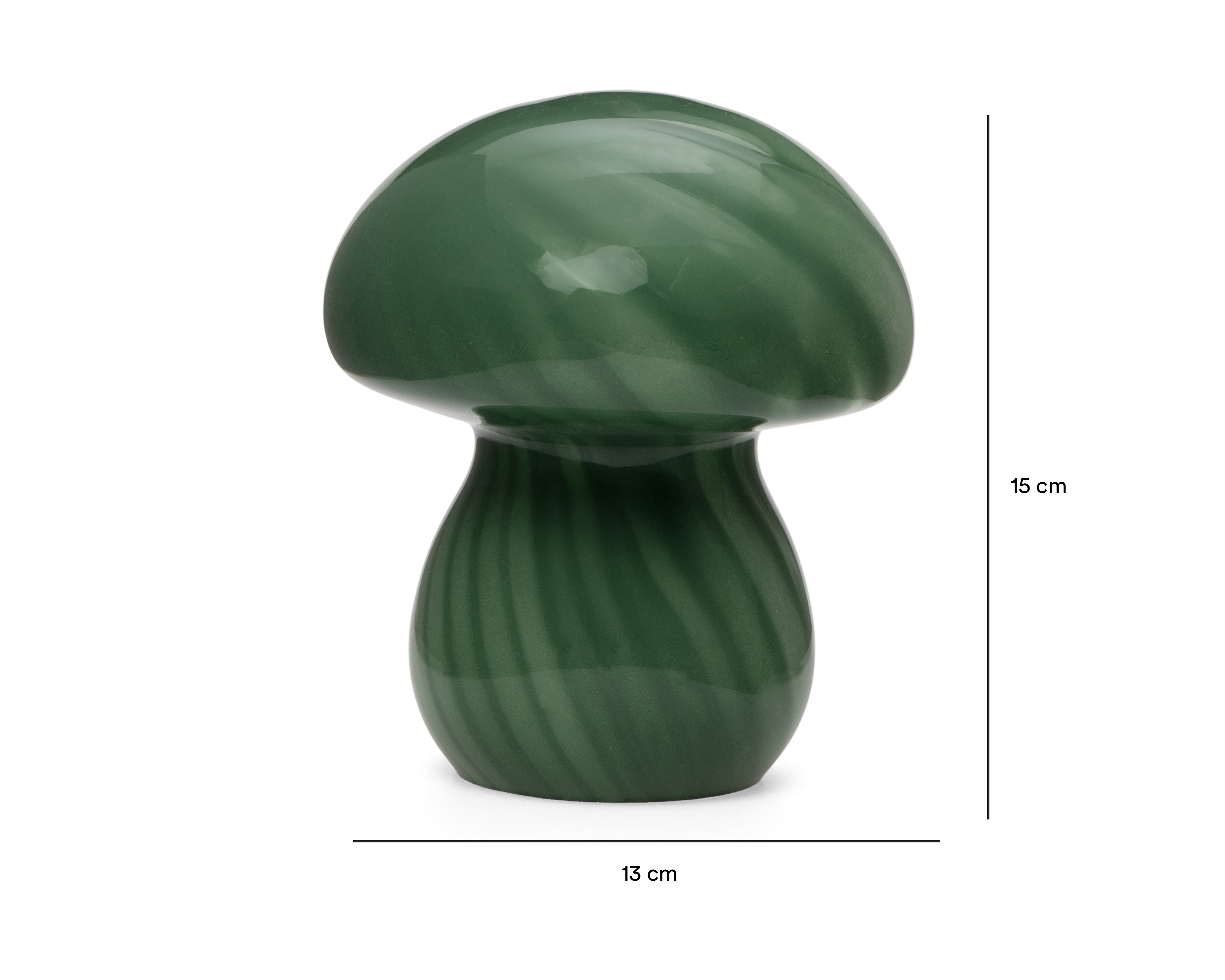 Foto 6 pulgar | Foto 5 | Figura Decorativa de Hongo Aine de Vidrio