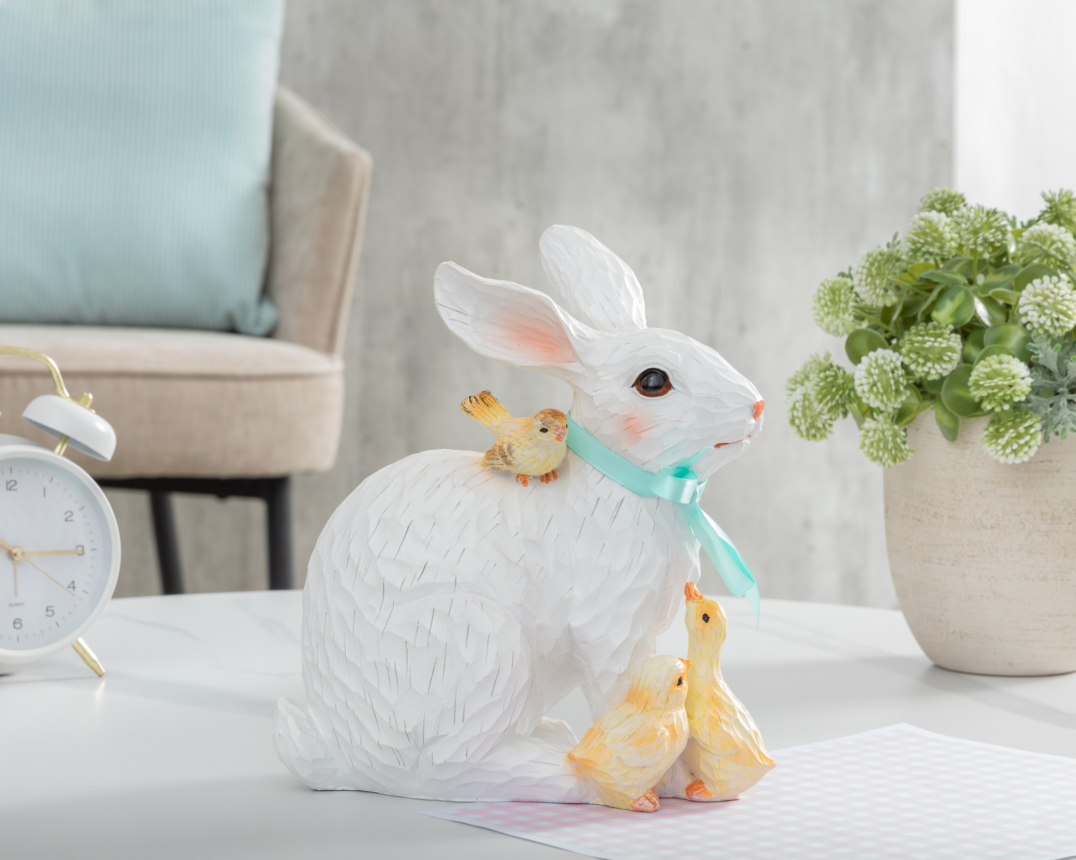 Foto 5 | Foto 5 | Escultura de Conejo Dermod de Poliresina