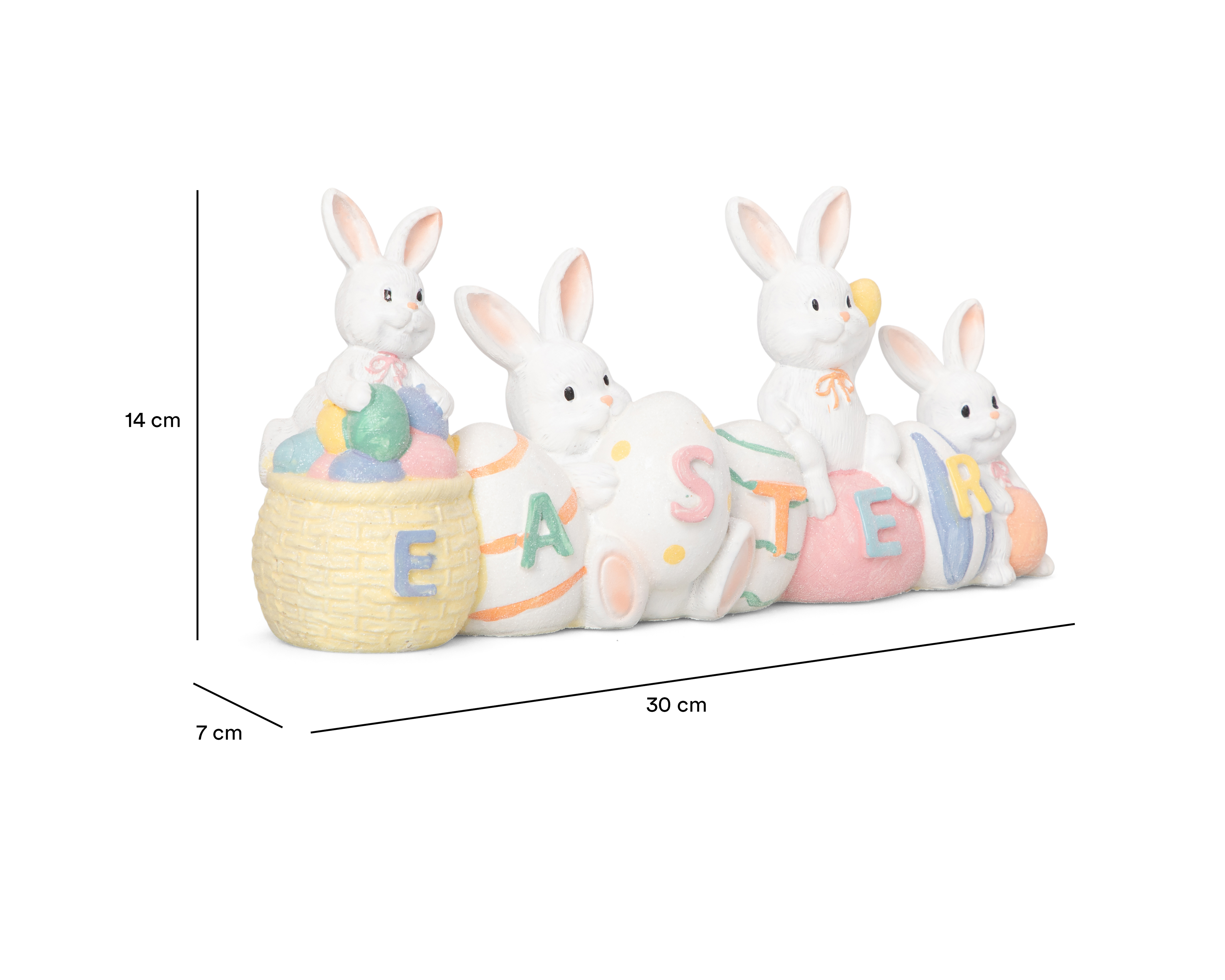 Foto 6 | Foto 6 | Figura Decorativa de Conejo Dempsey de Poliresina