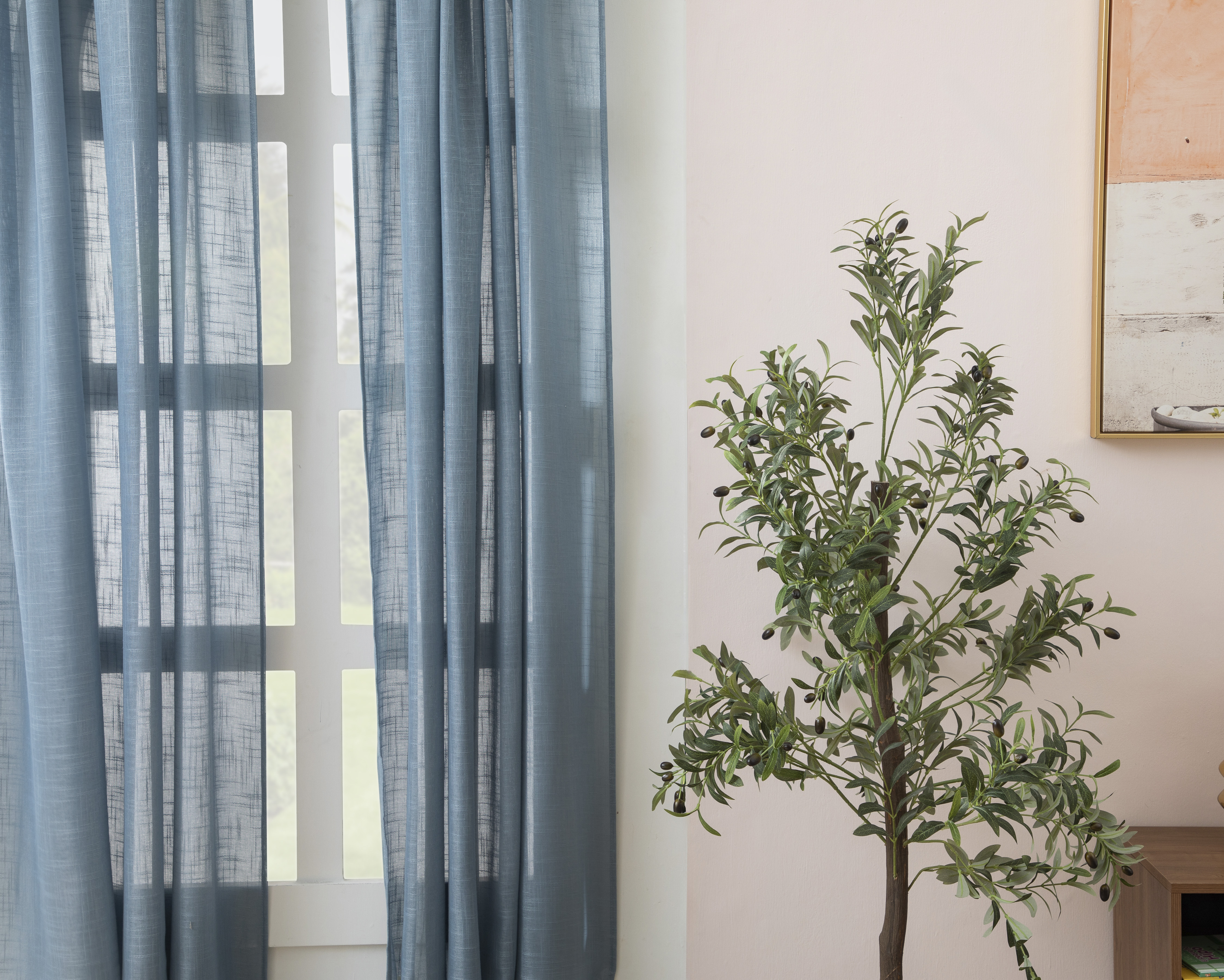 Foto 2 pulgar | Foto 1 | Cortina Verónica 137 x 225 cm Azul