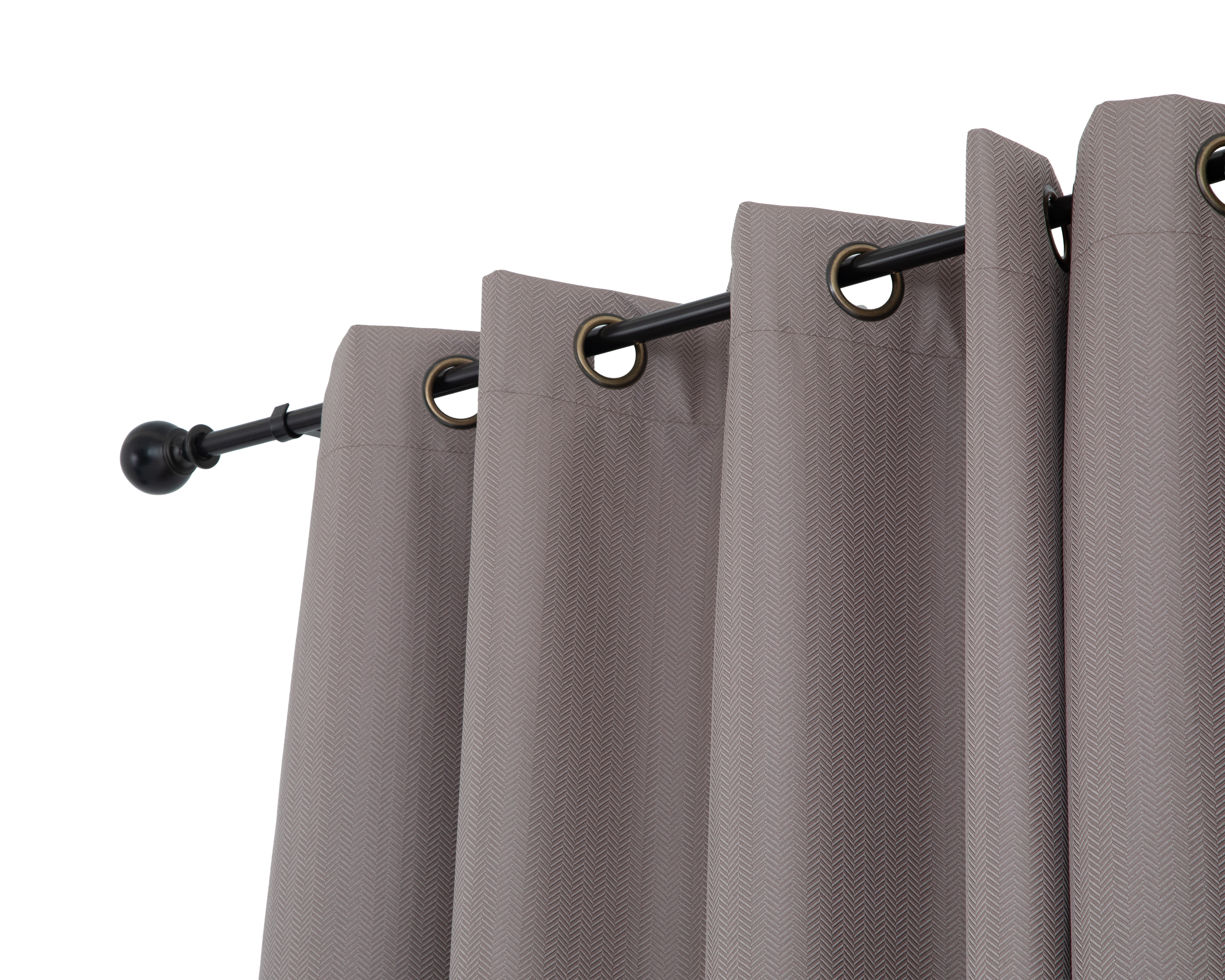 Foto 3 | Foto 3 | Cortina Beau 137 x 225 cm Café