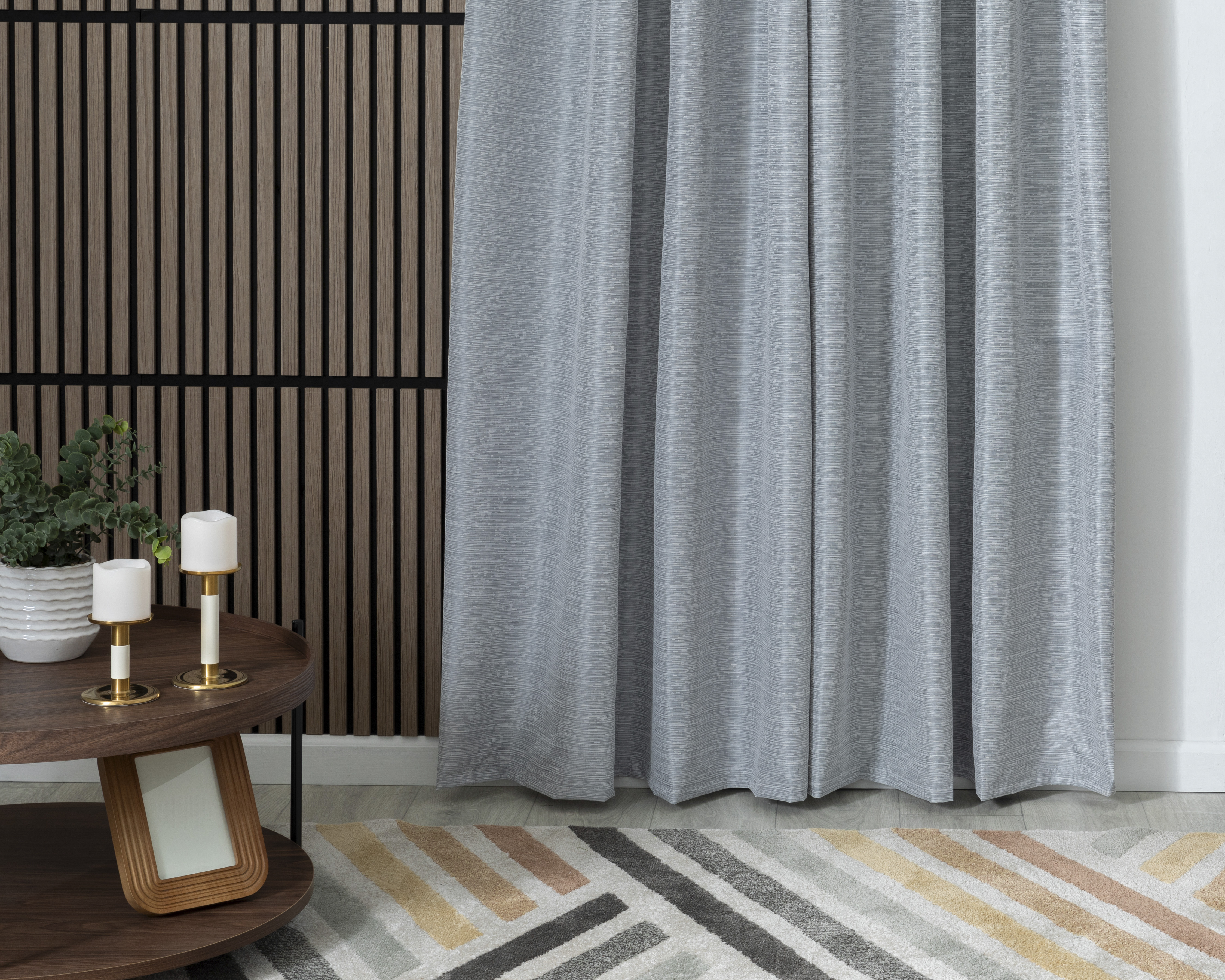 Cortina Tania 137 x 225 cm Azul