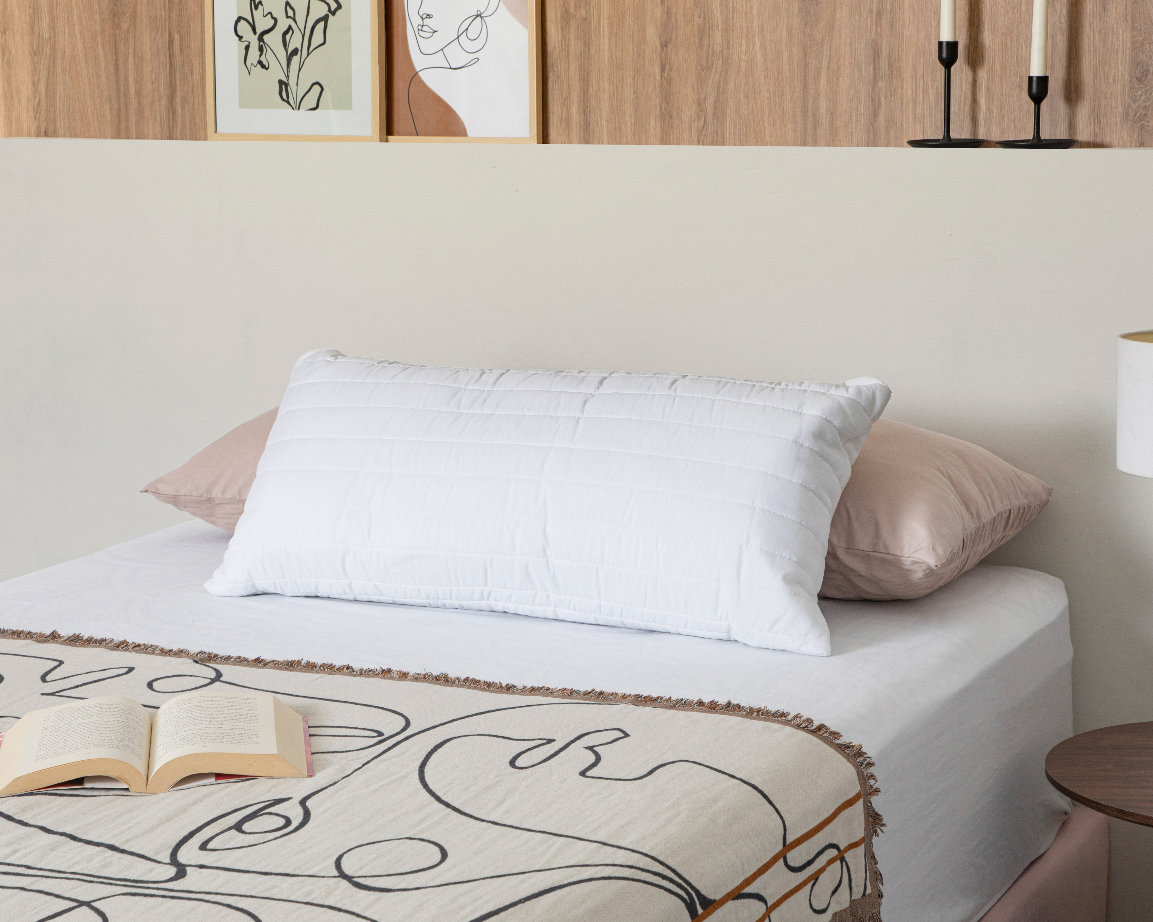 Funda para Almohada King Size Therapedic Royal Blanca
