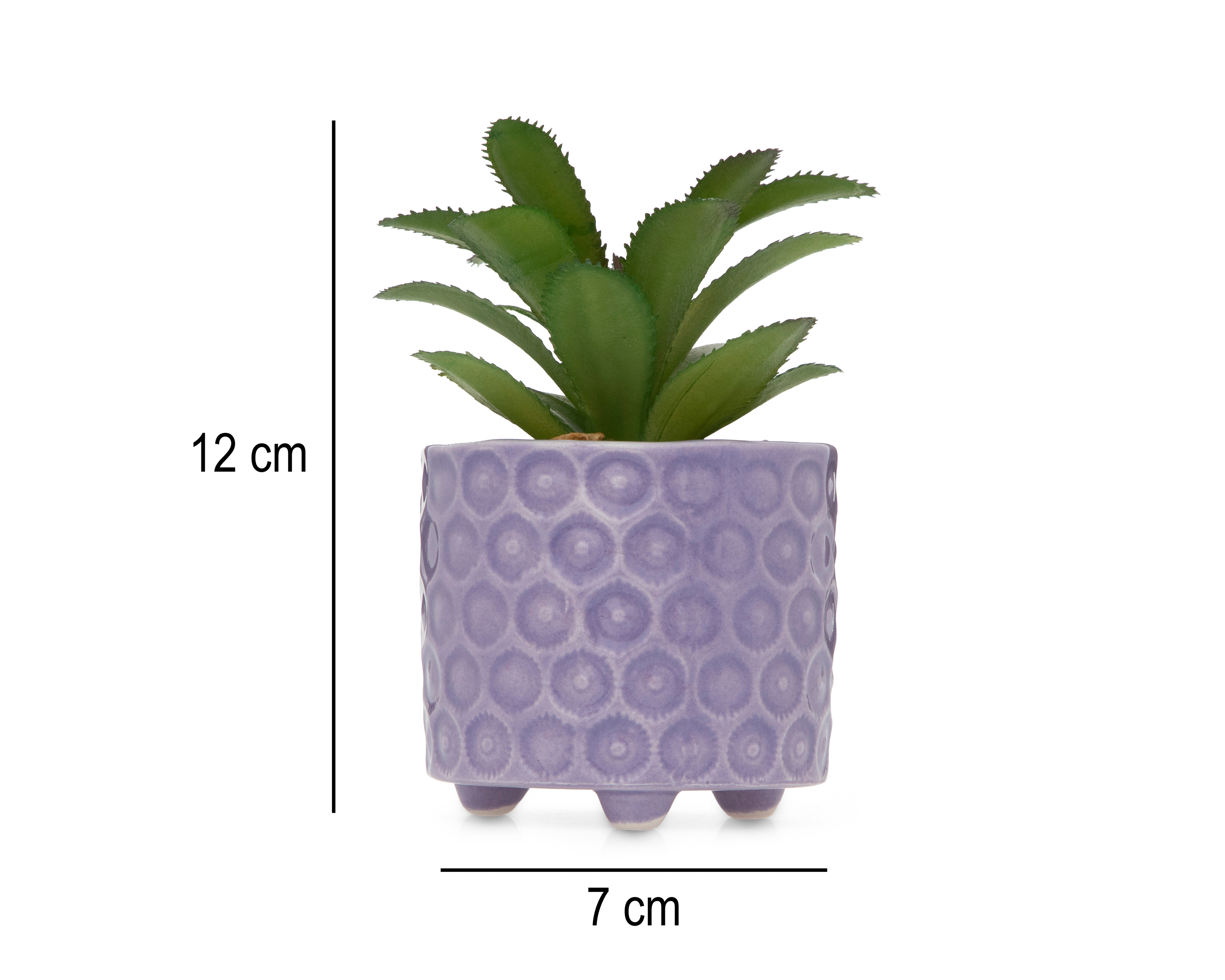 Foto 5 | Foto 5 | Suculenta Artificial con Maceta Starhaus 12 cm