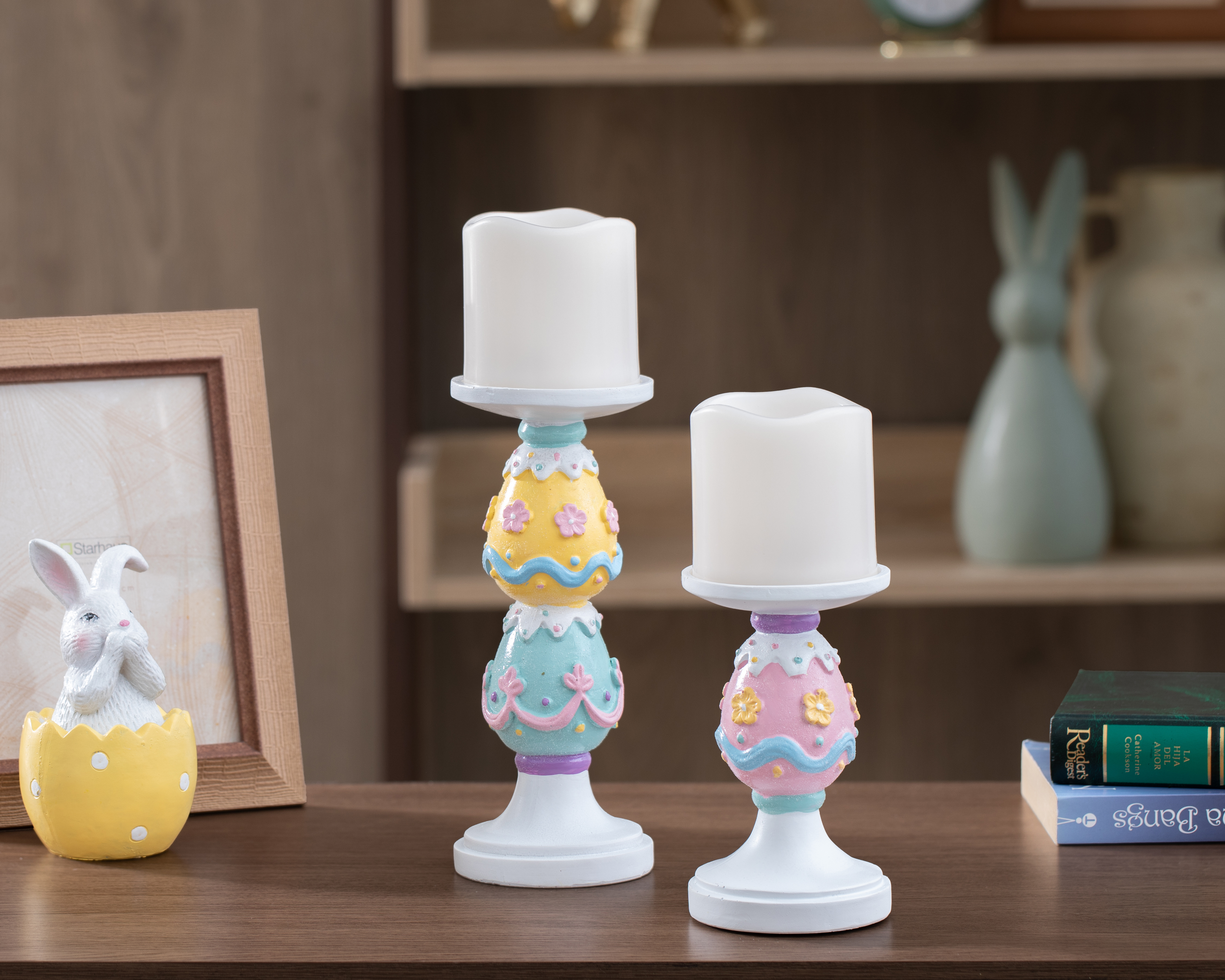 Foto 5 pulgar | Foto 4 | Portavela de Huevos de Pascua Boghos de Resina