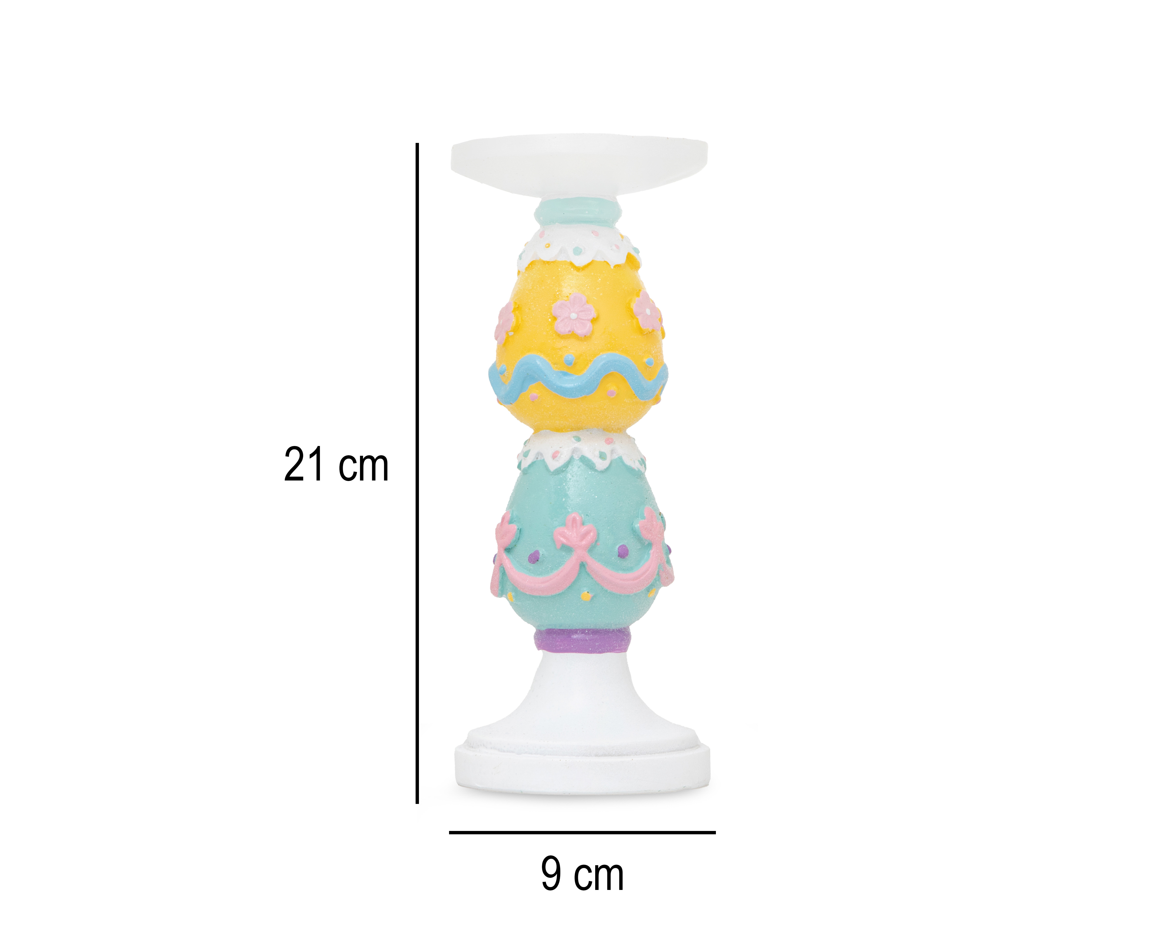 Foto 6 pulgar | Foto 5 | Portavela de Huevos de Pascua Boghos de Resina