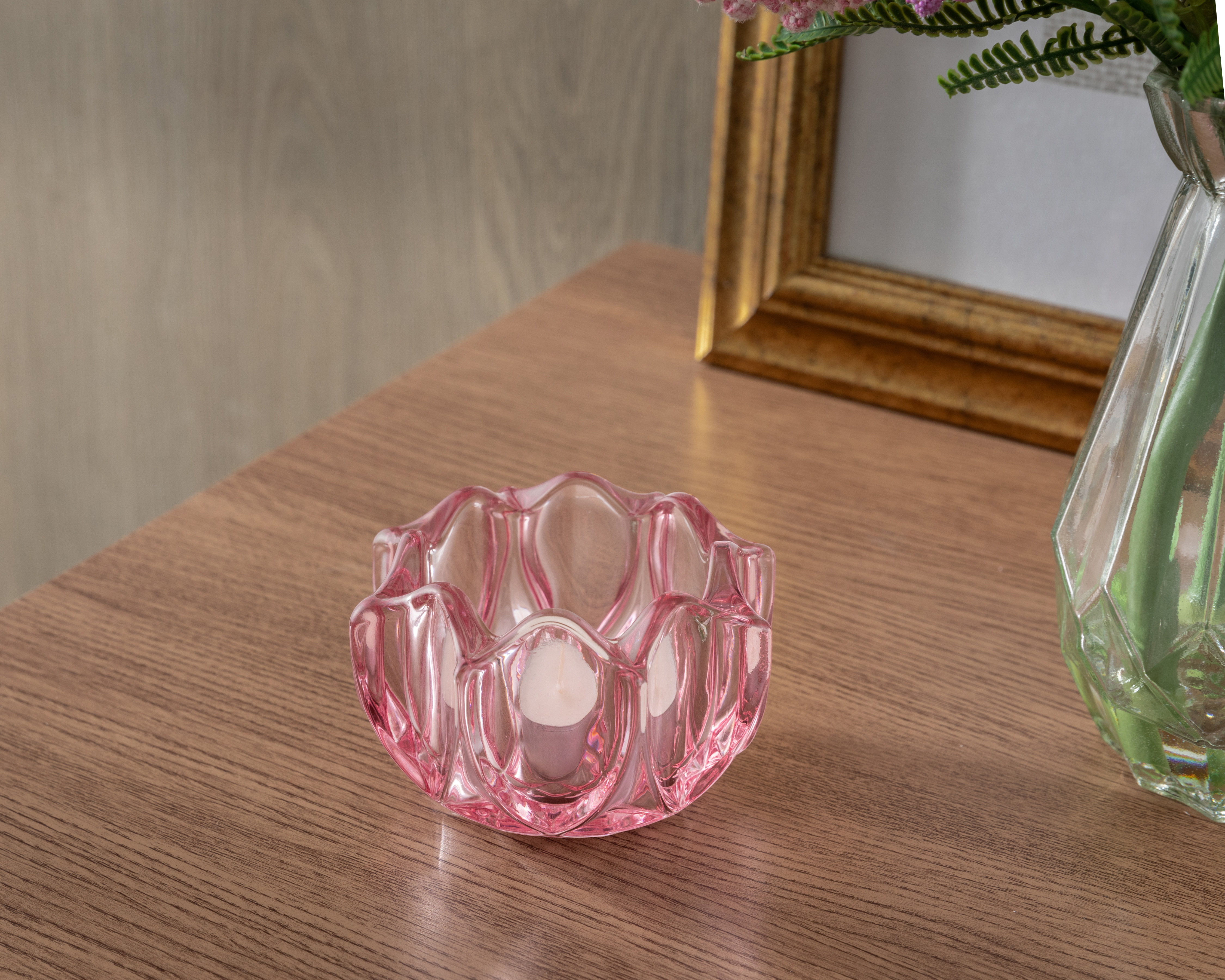 Foto 4 | Foto 4 | Portavela de Flor Bedrosian de Resina