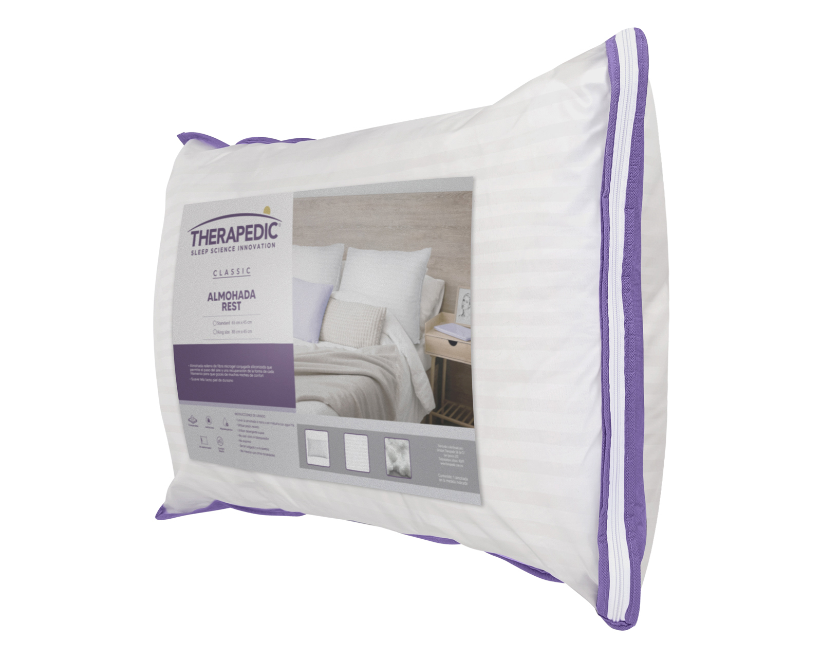 Foto 7 | Foto 7 | Almohada Therapedic Rest Estándar Medio