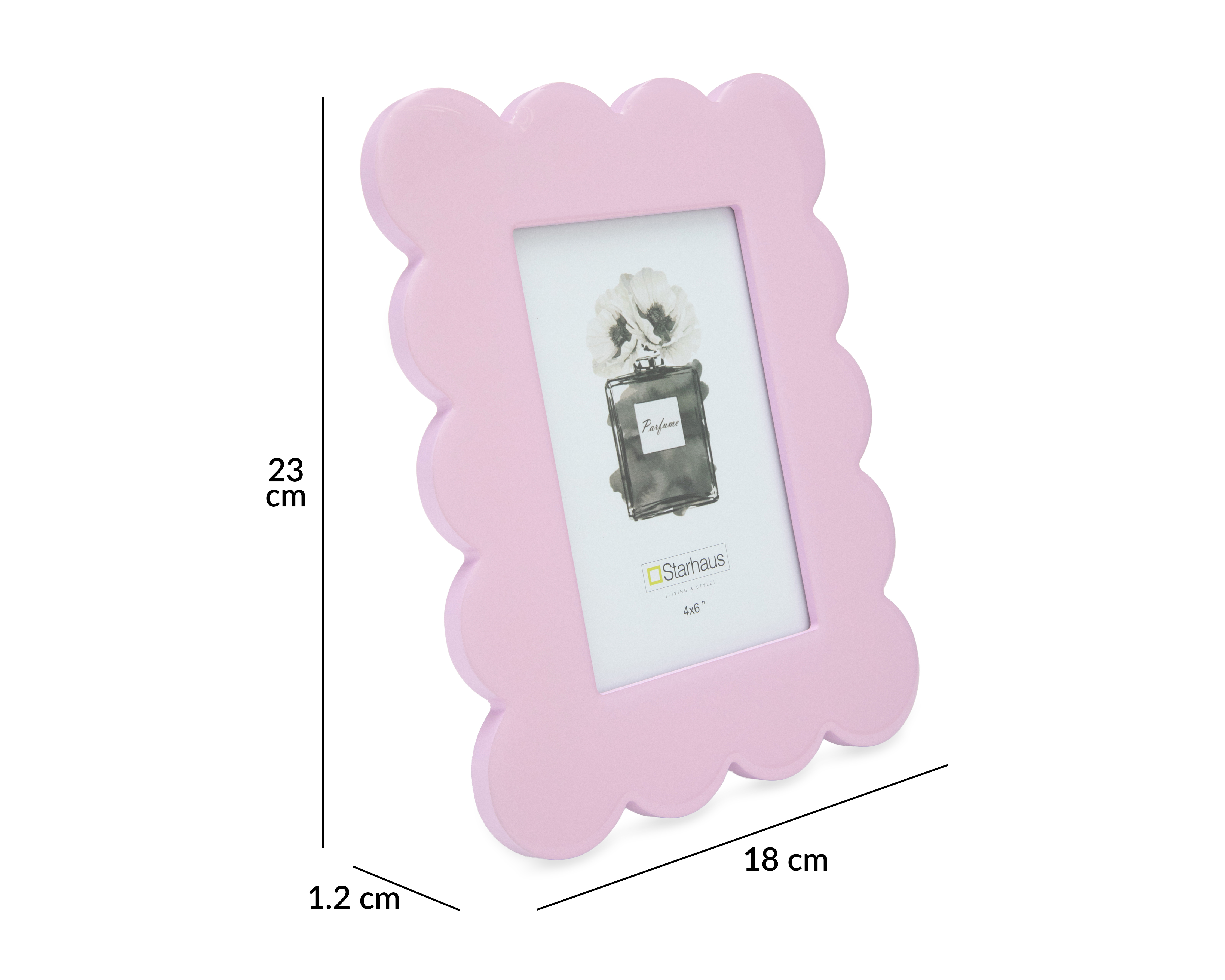 Foto 6 pulgar | Foto 5 | Portarretrato de Madera Starhaus 4 x 6 Pulgadas