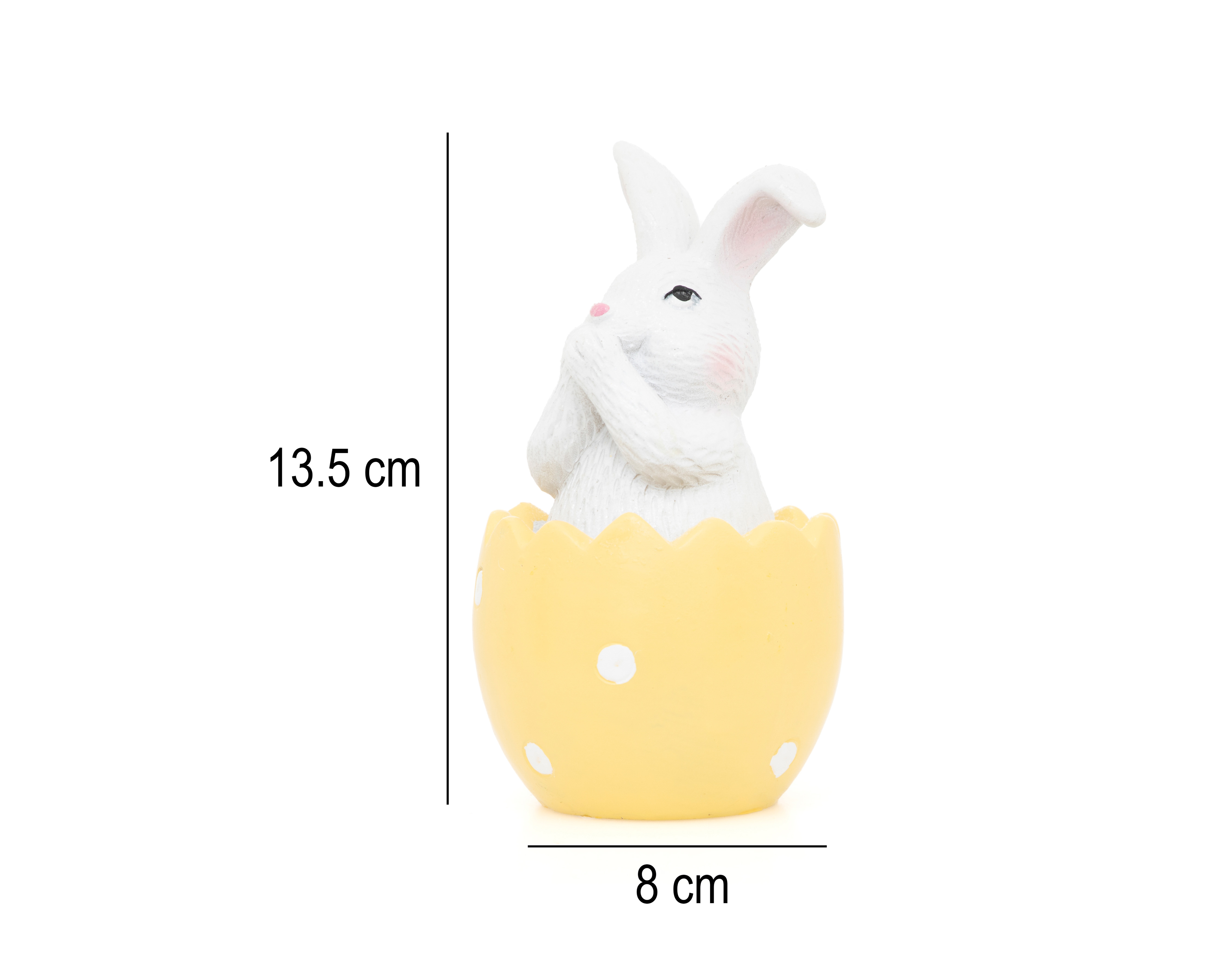 Foto 7 pulgar | Foto 6 | Figura Decorativa Conejo de Pascua Arsen - Yellow de Resina