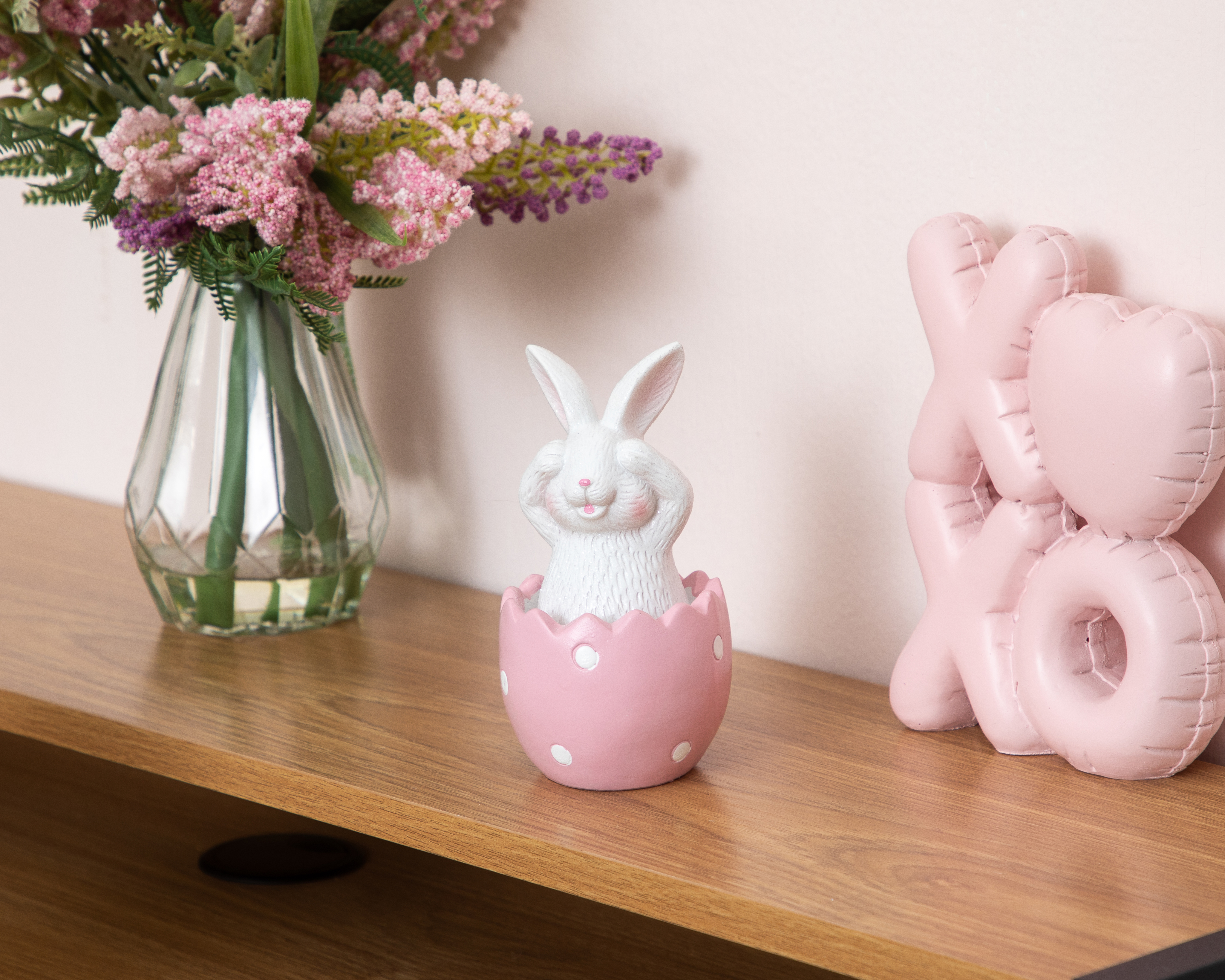 Foto 5 | Foto 5 | Figura Decorativa de Conejo de Pascua Arpiar-Pink de Resina