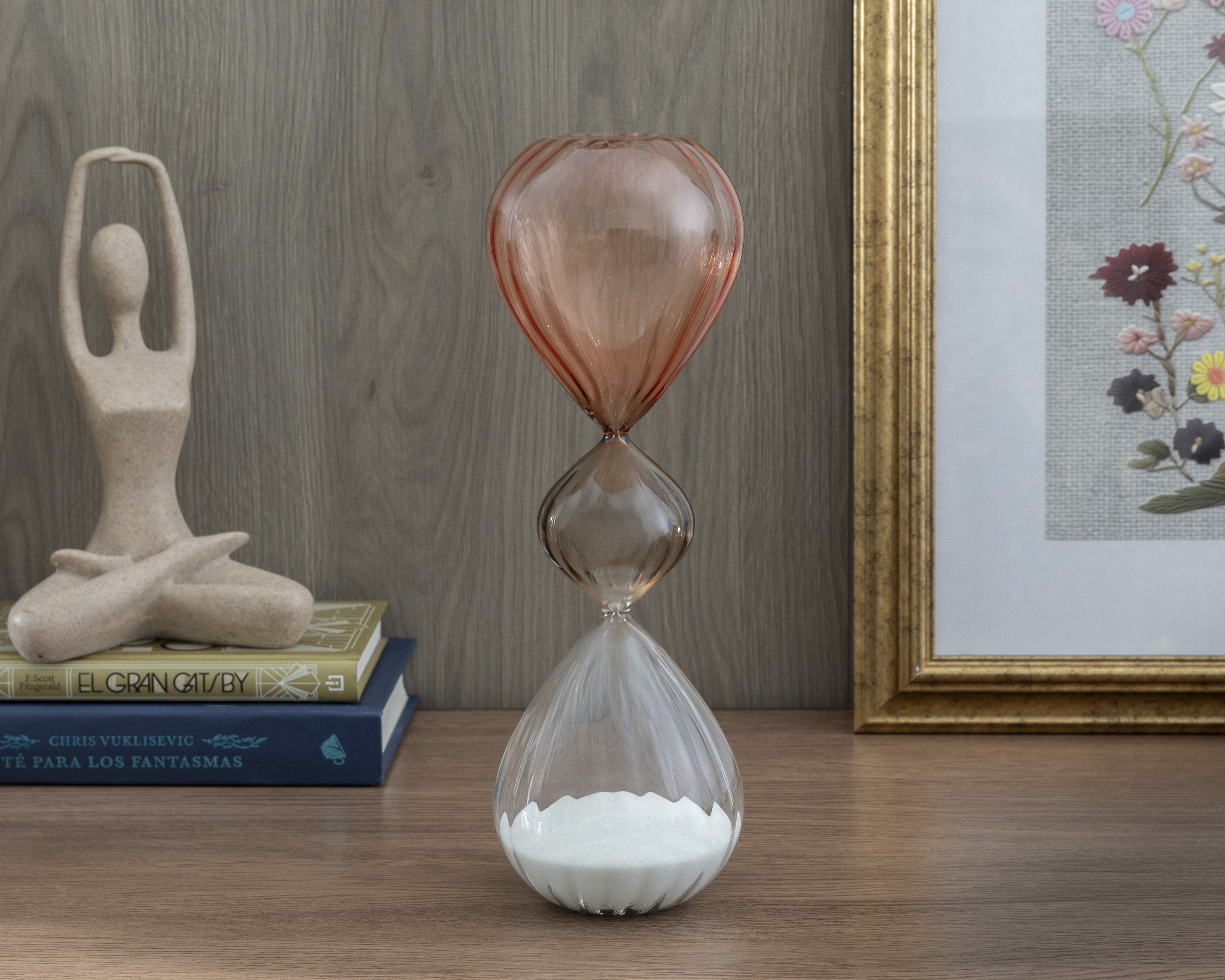 Foto 4 | Foto 4 | Escultura de Reloj de Arena Dareh de Vidrio