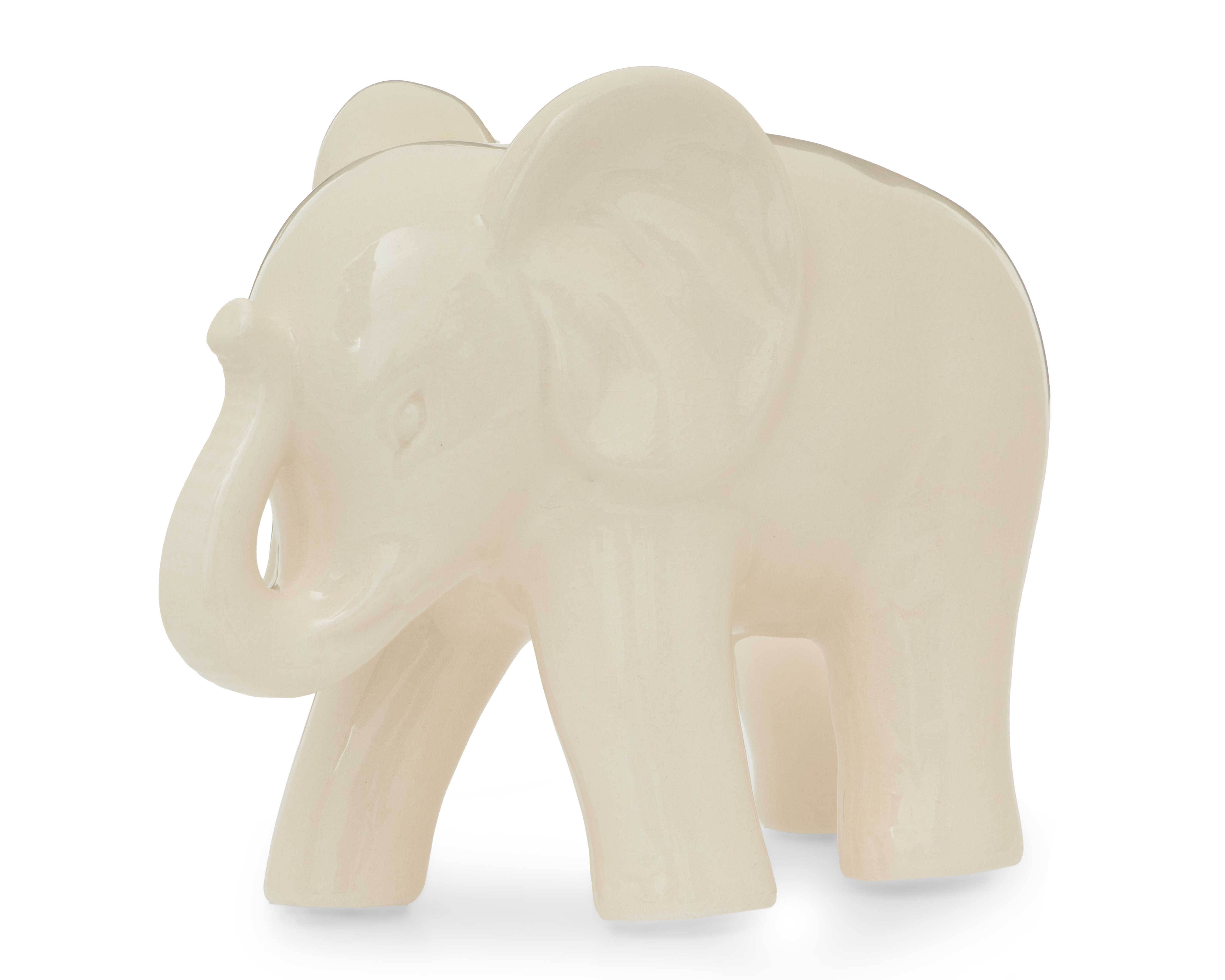 Escultura de Elefante Avak de Cerámica