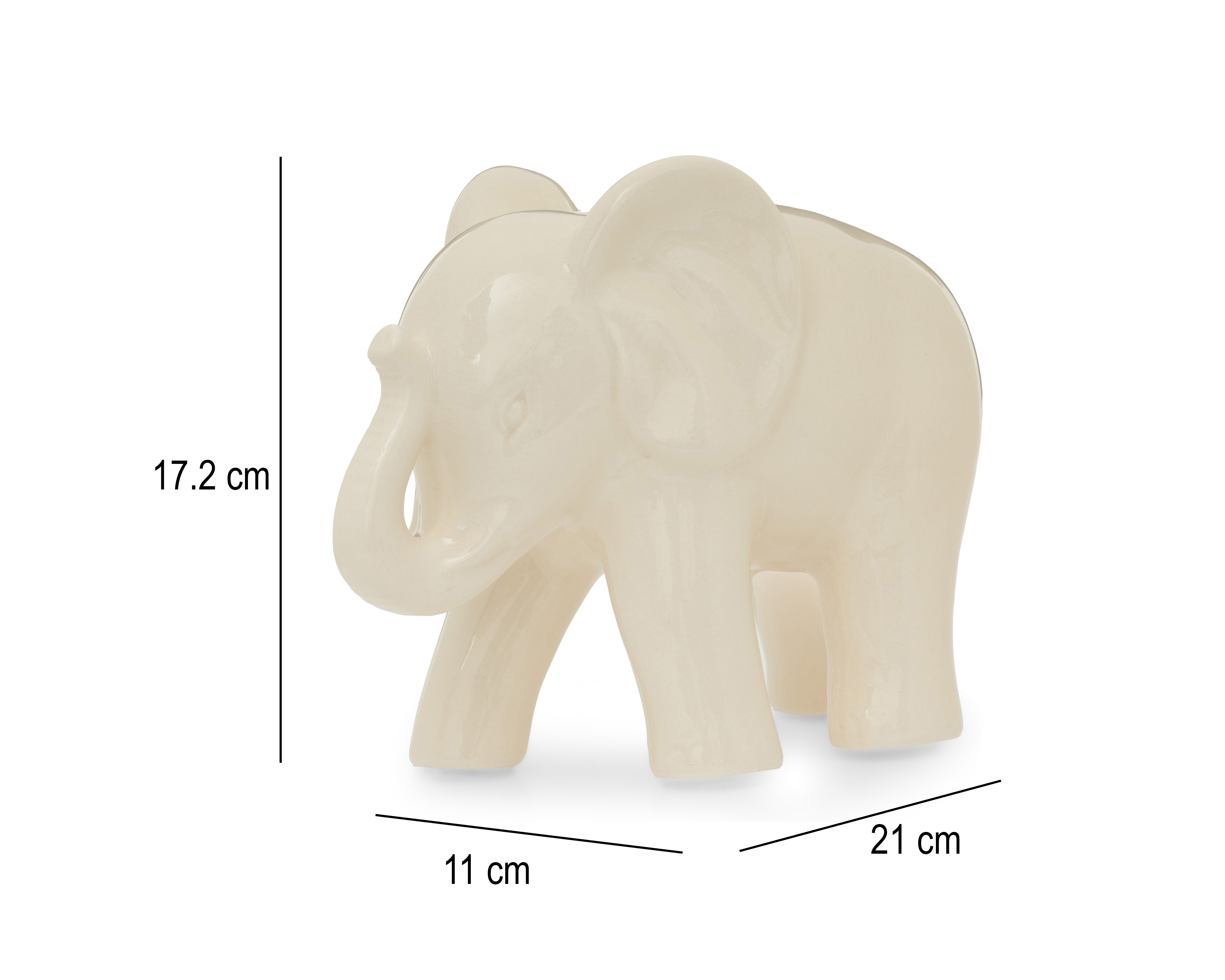 Foto 7 pulgar | Foto 6 | Escultura de Elefante Avak de Cerámica
