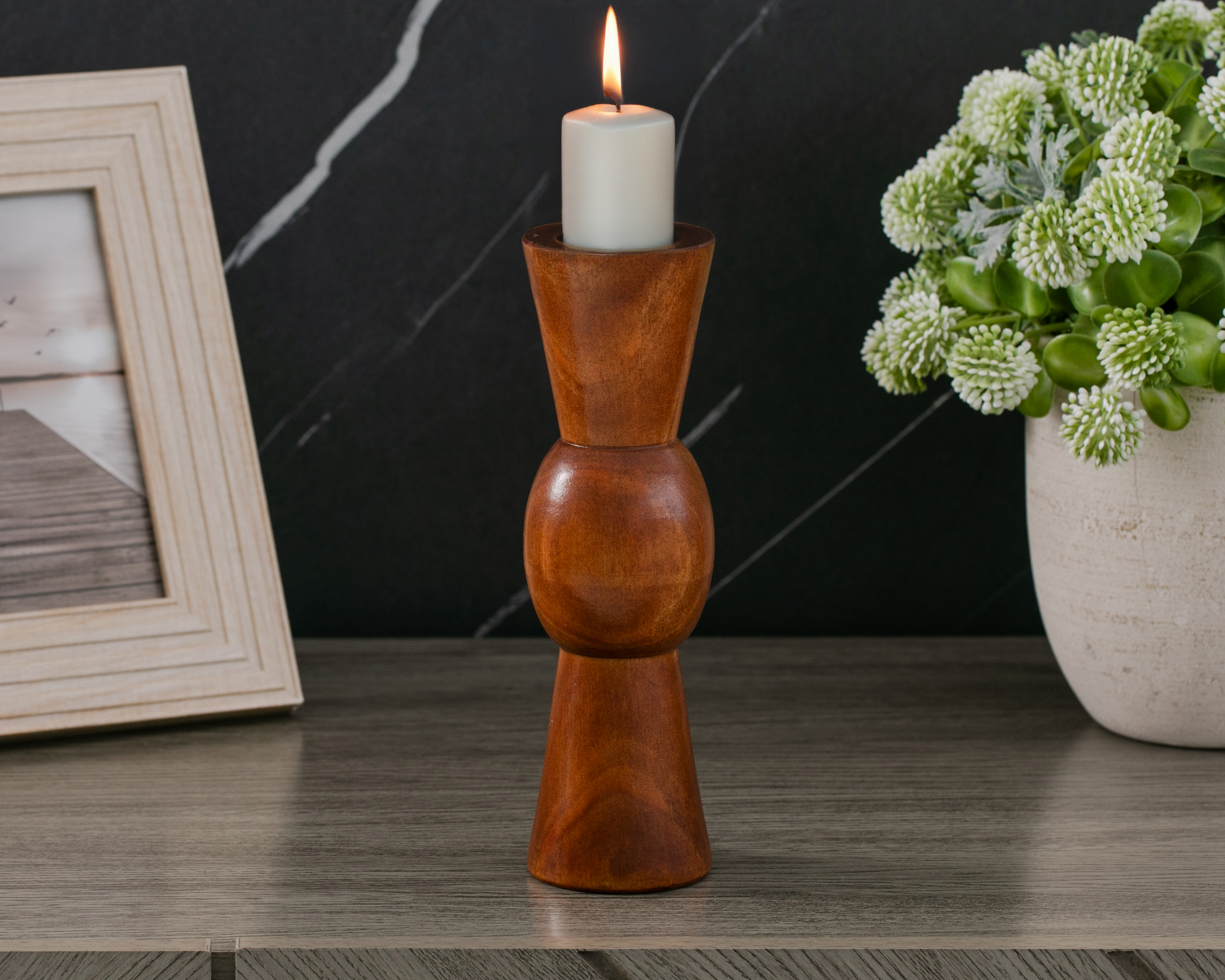 Foto 5 pulgar | Foto 4 | Candelero Bsag de Madera