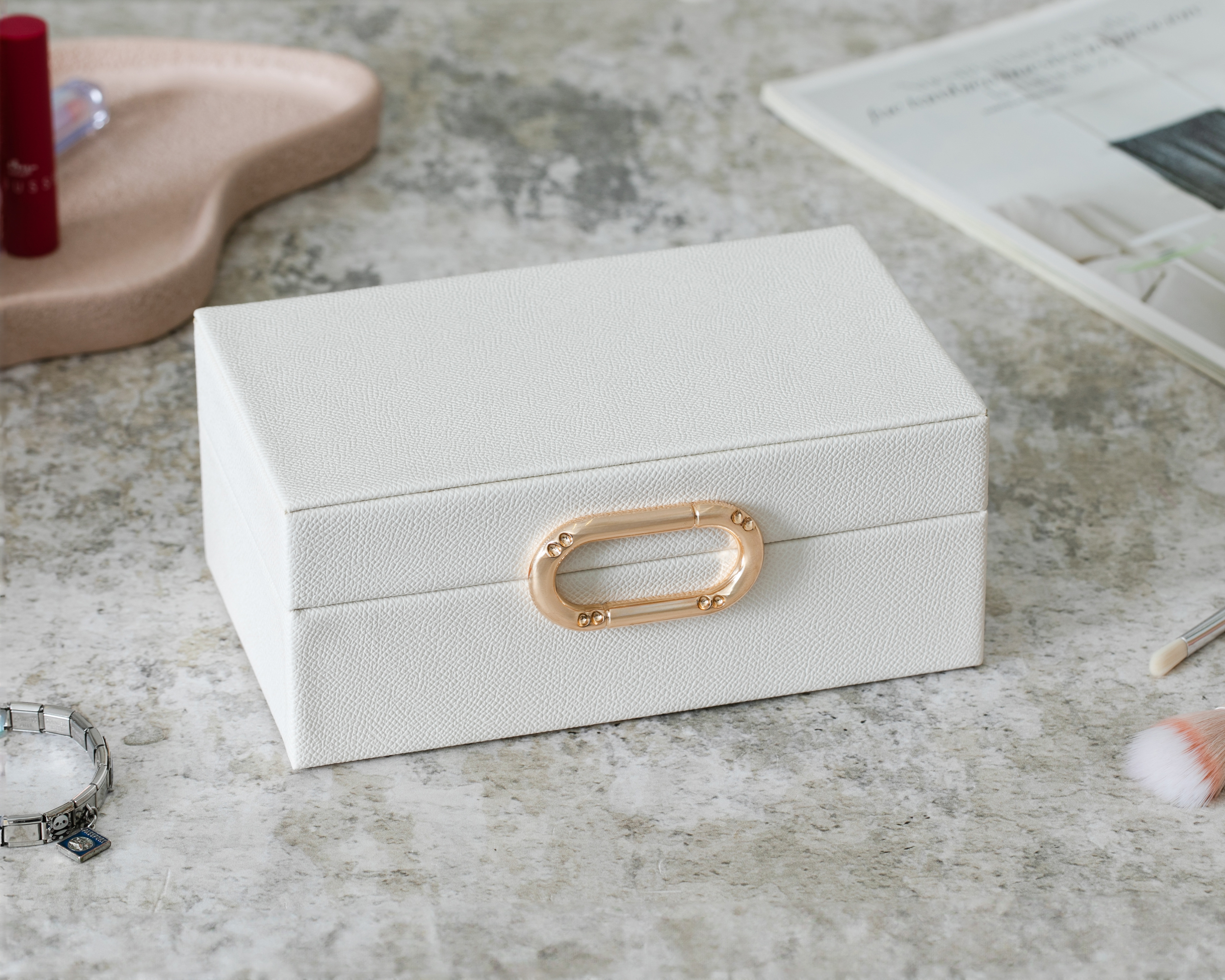 Foto 6 pulgar | Foto 5 | Joyero de Plástico Starhaus Ivory