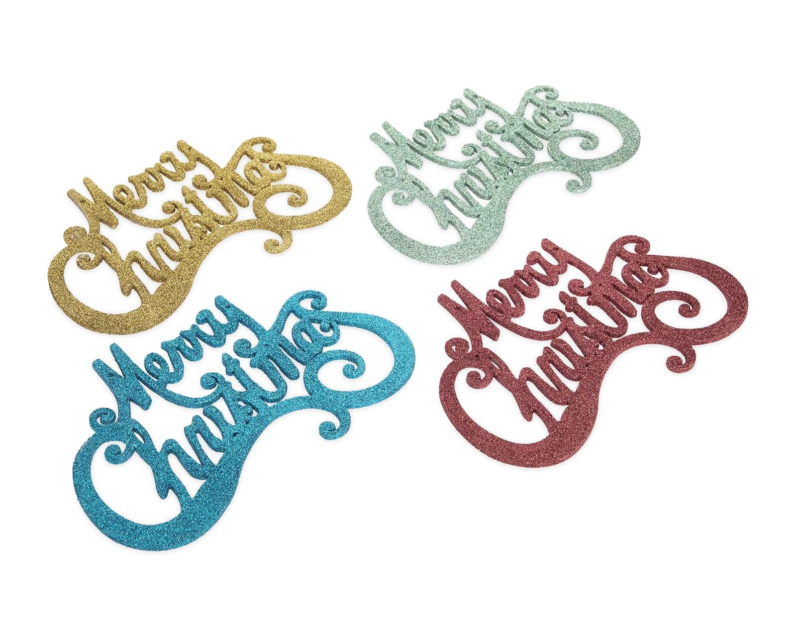 Foto 2 | Foto 2 | Adornos Navideños Merry Christmas Rainbow 4 Piezas