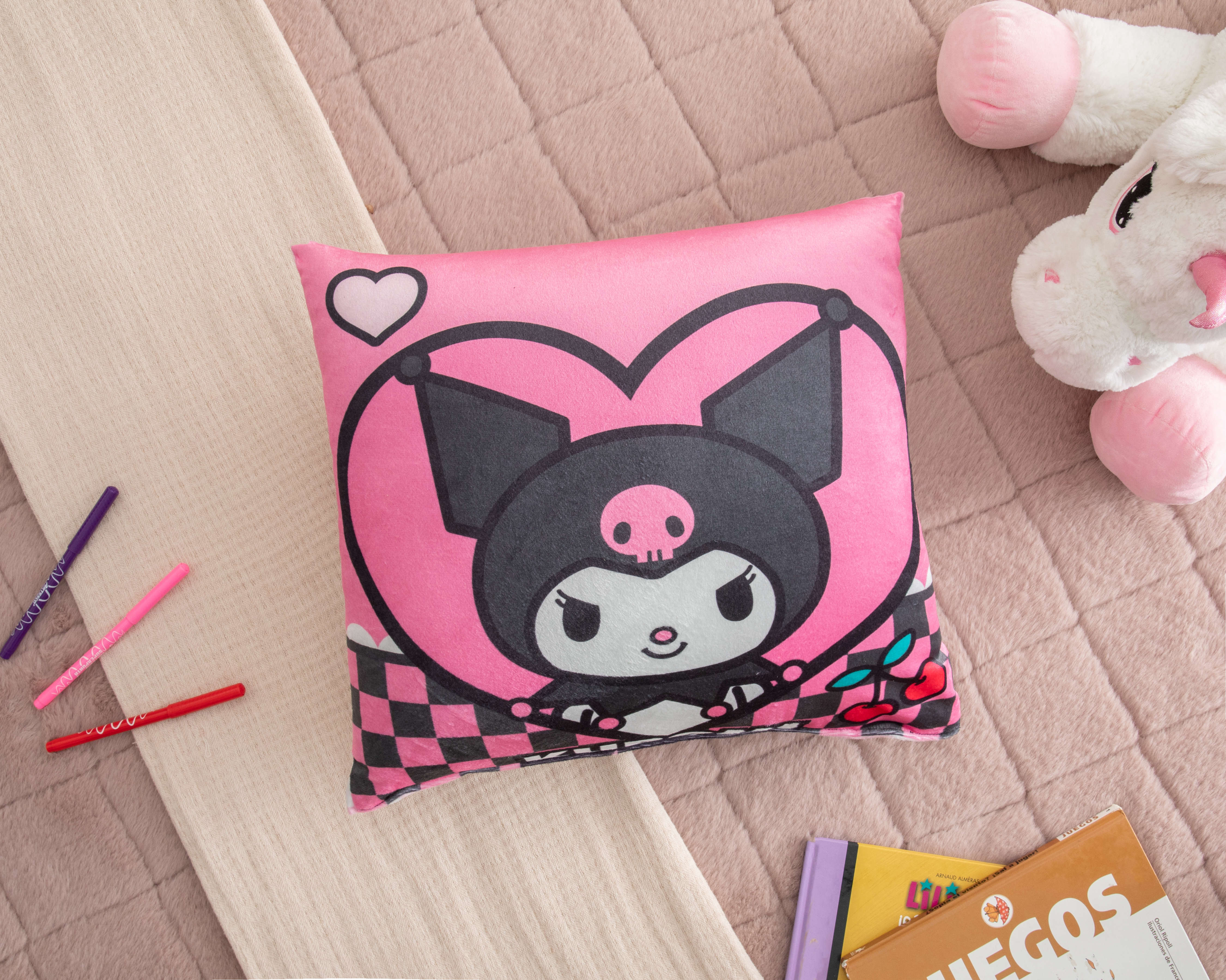 Foto 5 | Foto 5 | Cojín Decorativo Kuromi y My Melody