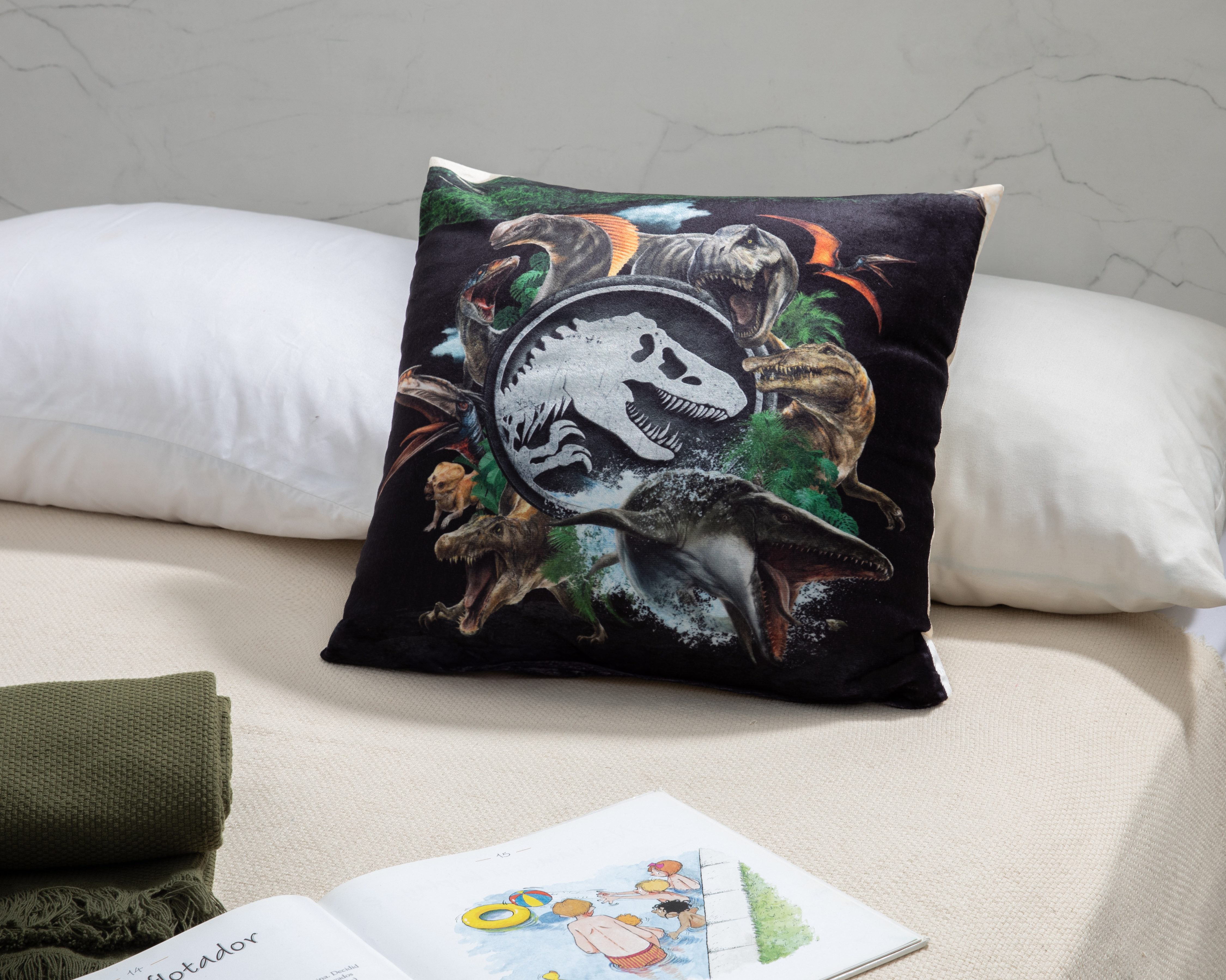 Foto 5 | Foto 5 | Cojín Decorativo Jurassic