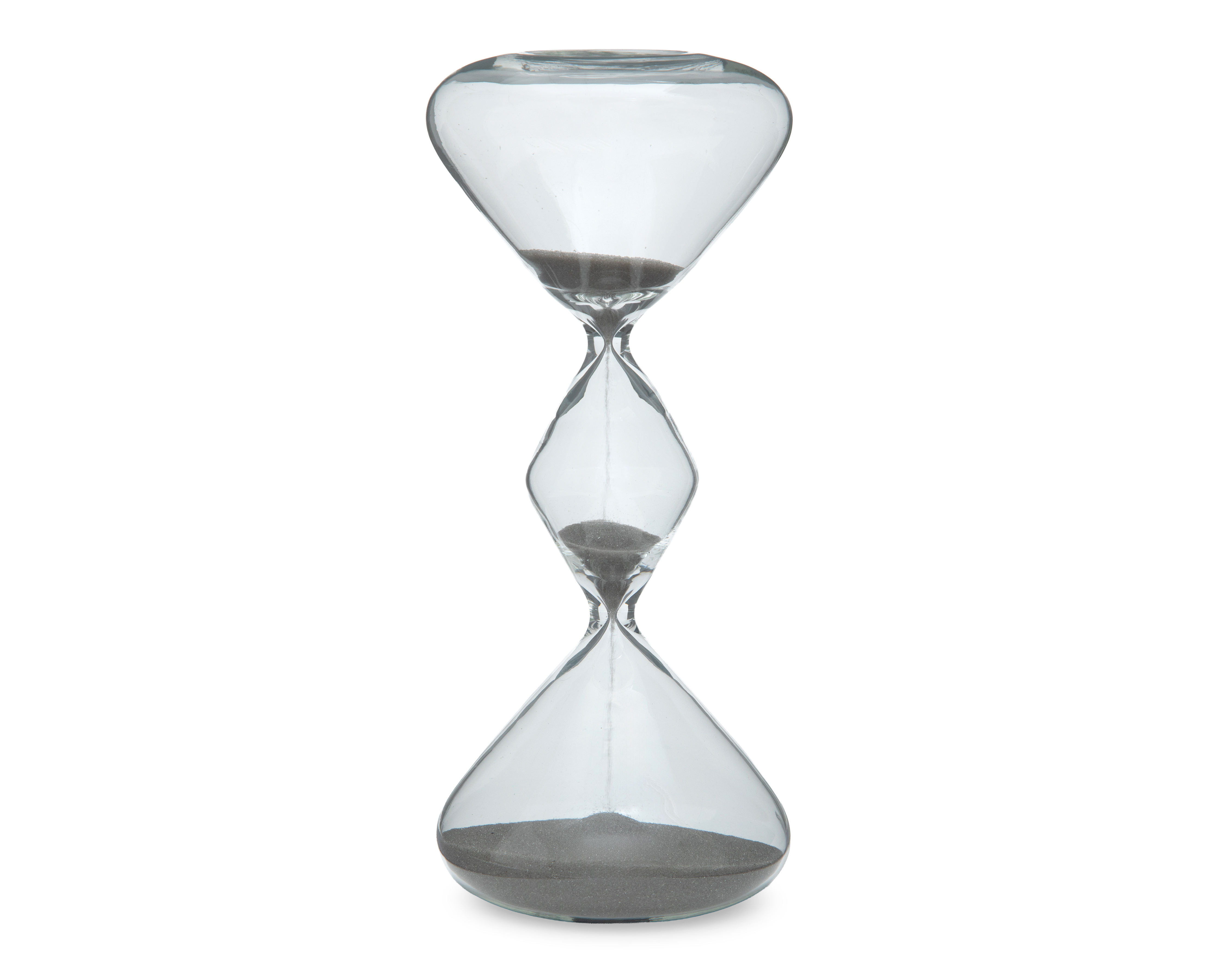 Escultura de Reloj de Arena Artoun de Vidrio