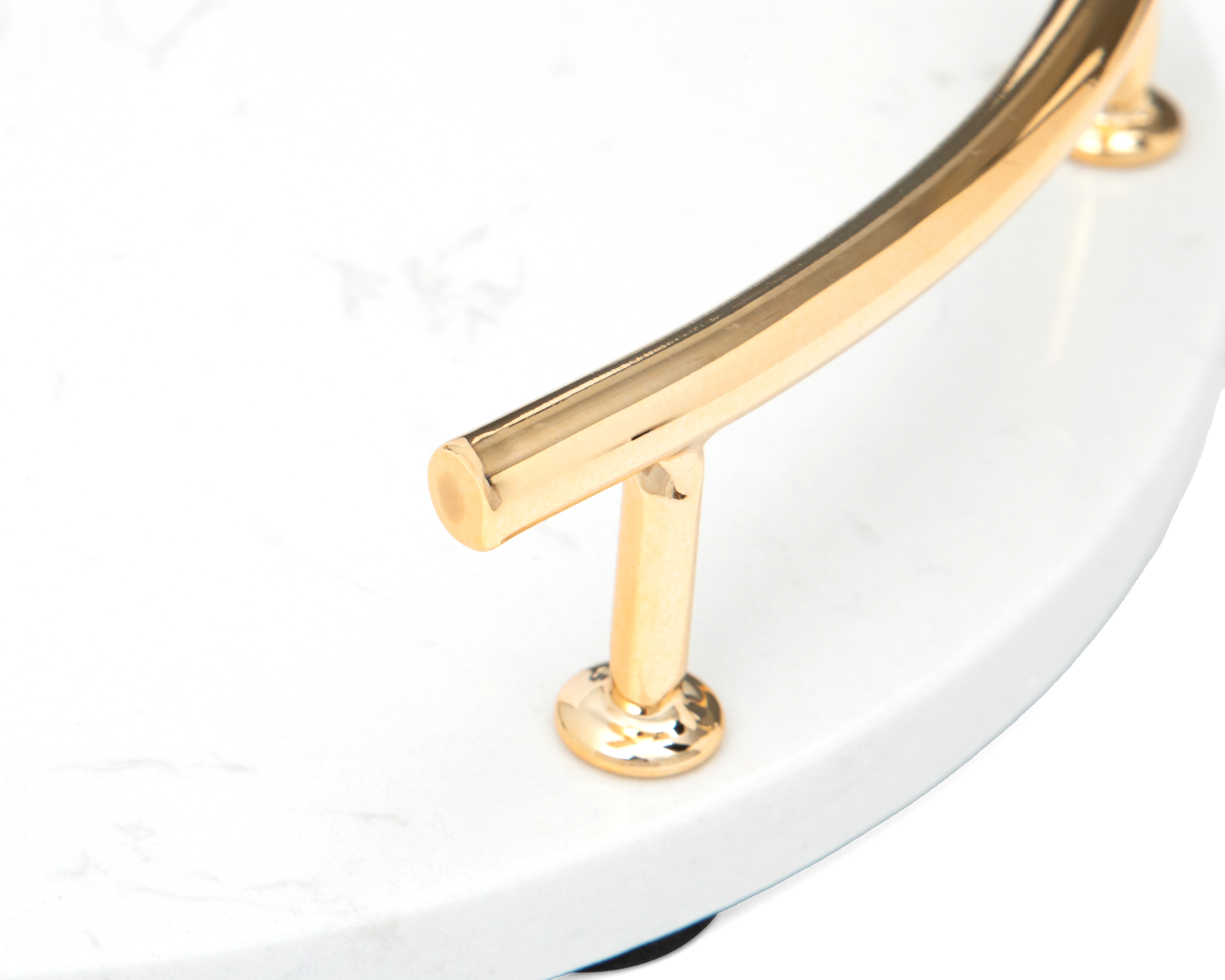 Foto 4 pulgar | Foto 3 | Charola Decorativa Redonda Armen de Mármol