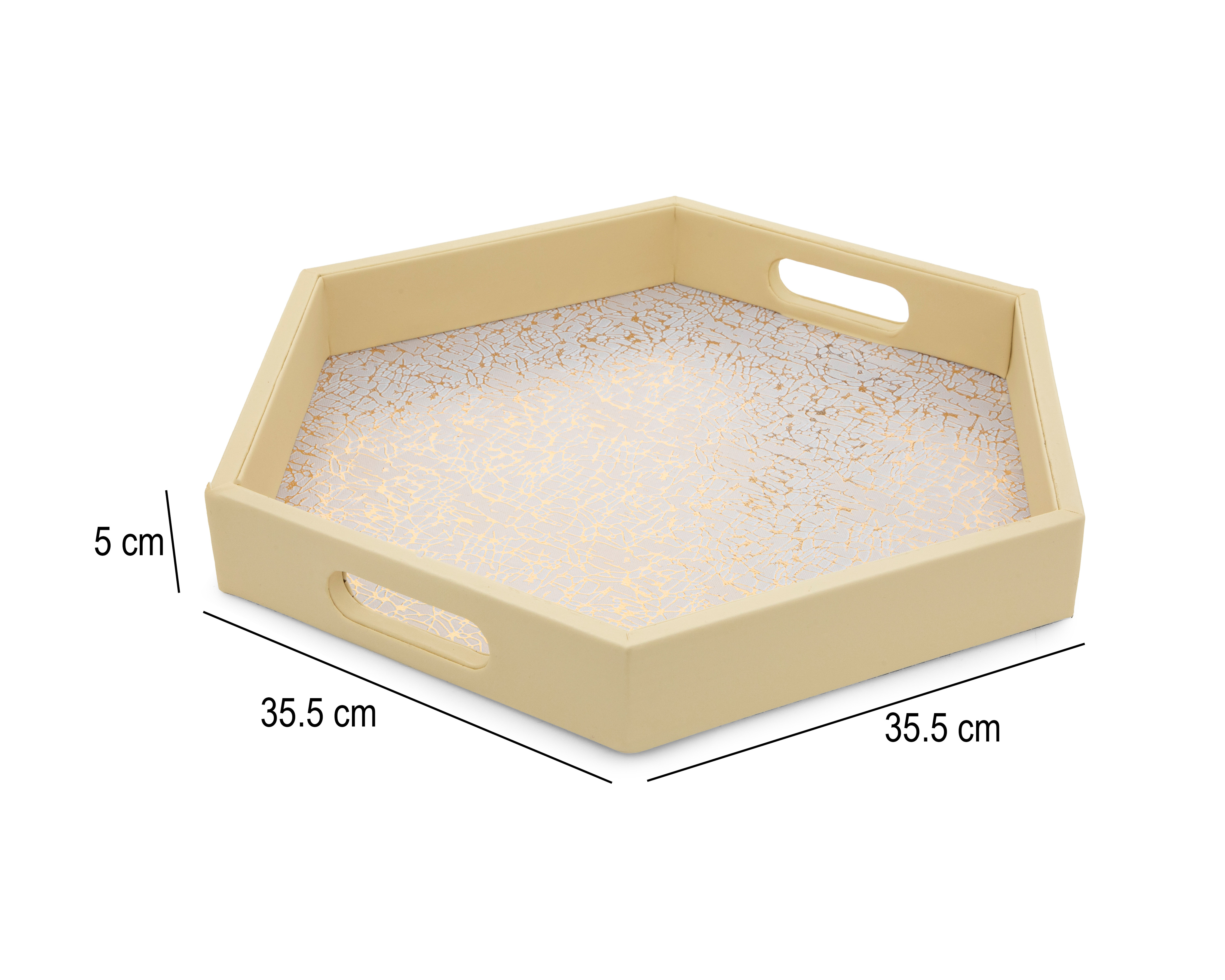 Foto 6 pulgar | Foto 5 | Charola Decorativa Hexagonal Ari de Plástico