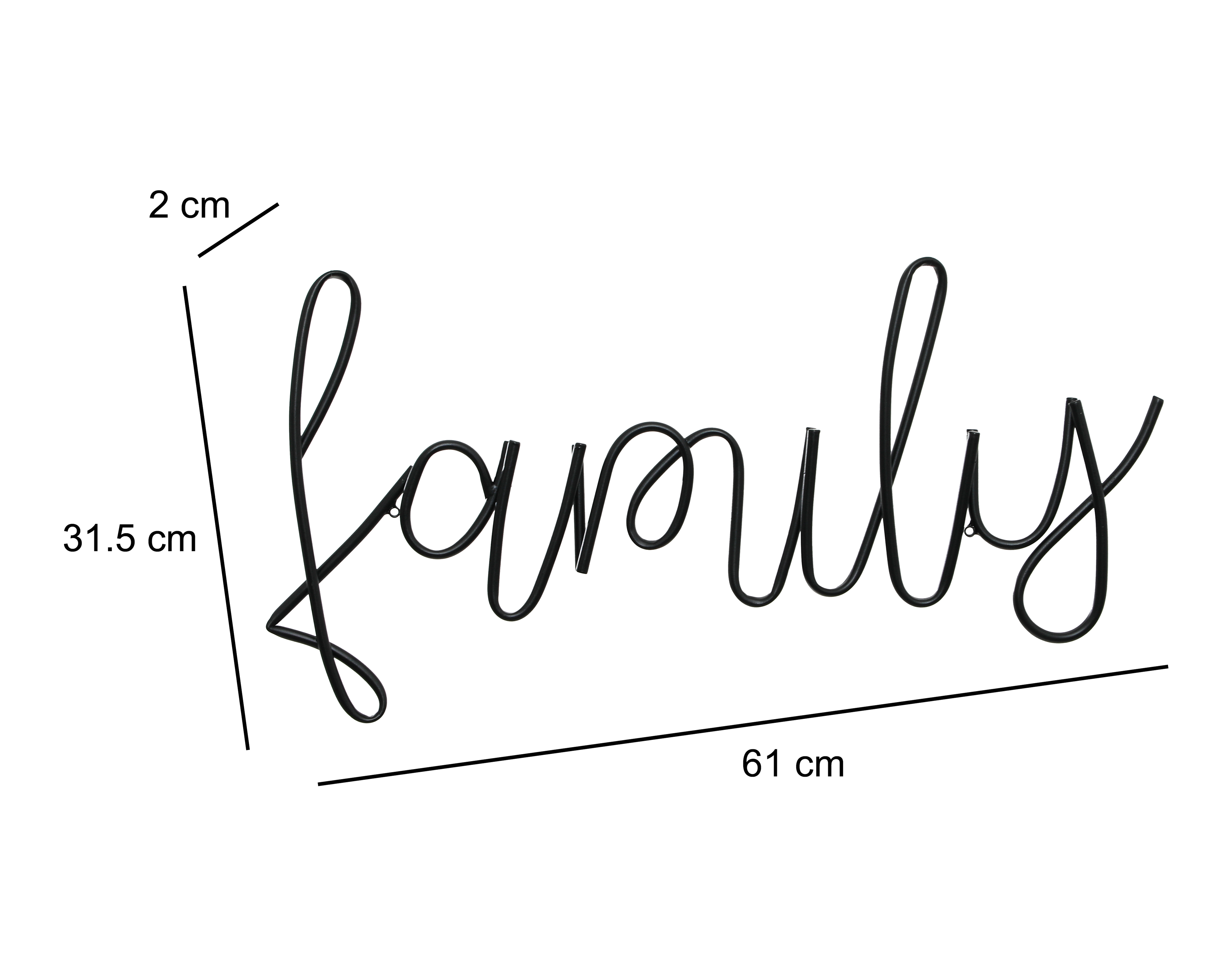 Foto 5 | Foto 5 | Letrero Decorativo Famla de Metal