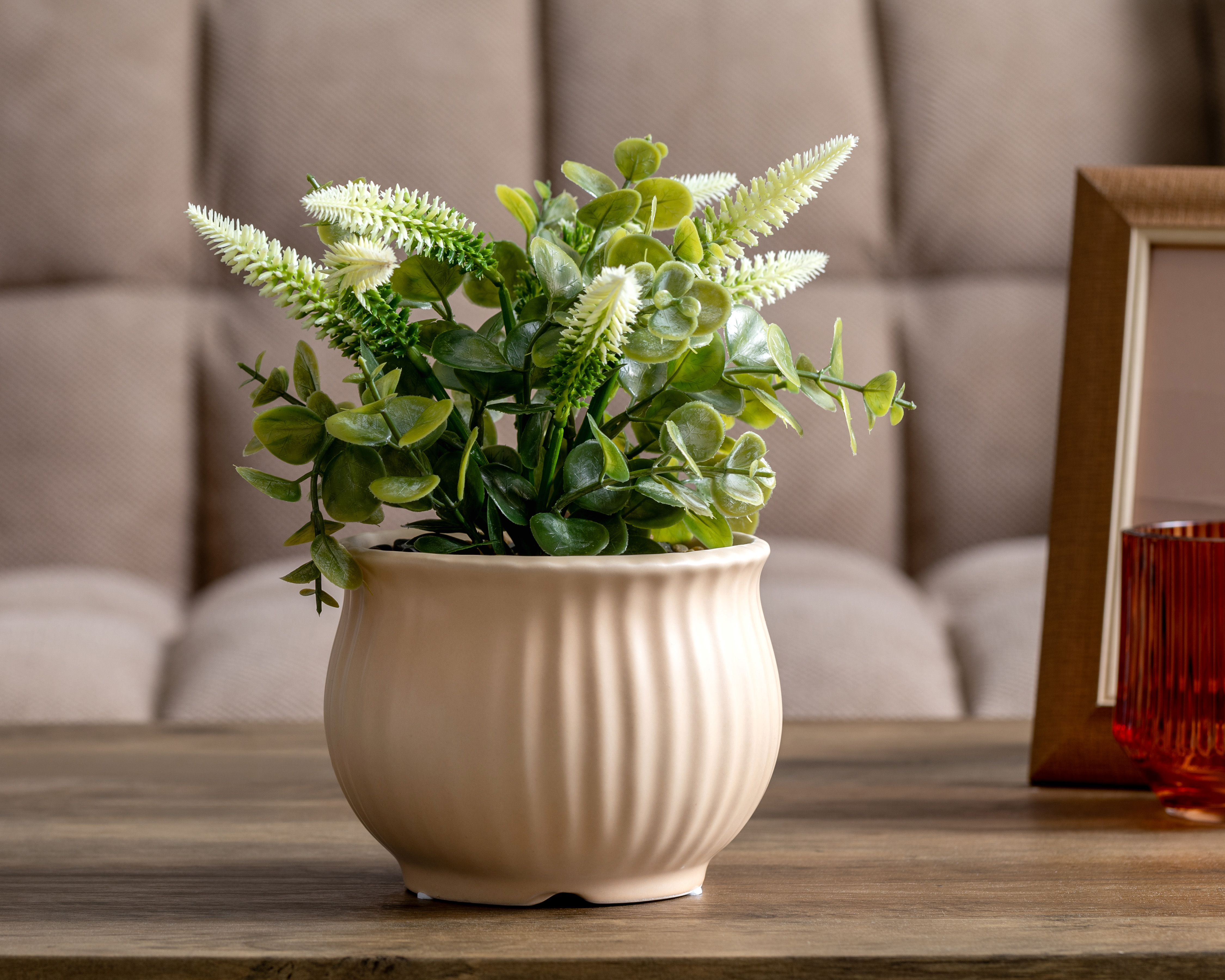 Foto 5 pulgar | Foto 4 | Planta Artificial con Maceta Starhaus 22 cm