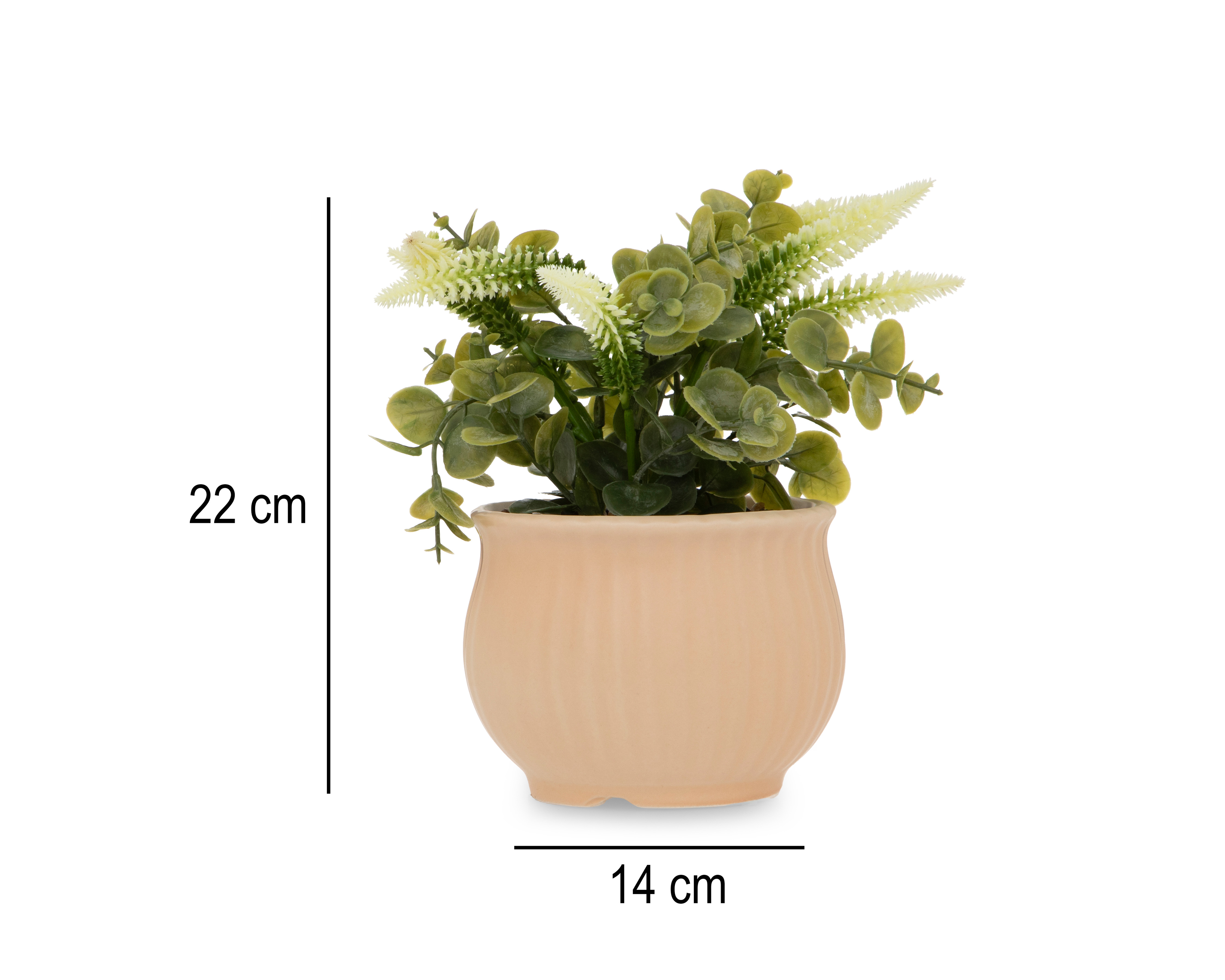 Foto 6 pulgar | Foto 5 | Planta Artificial con Maceta Starhaus 22 cm