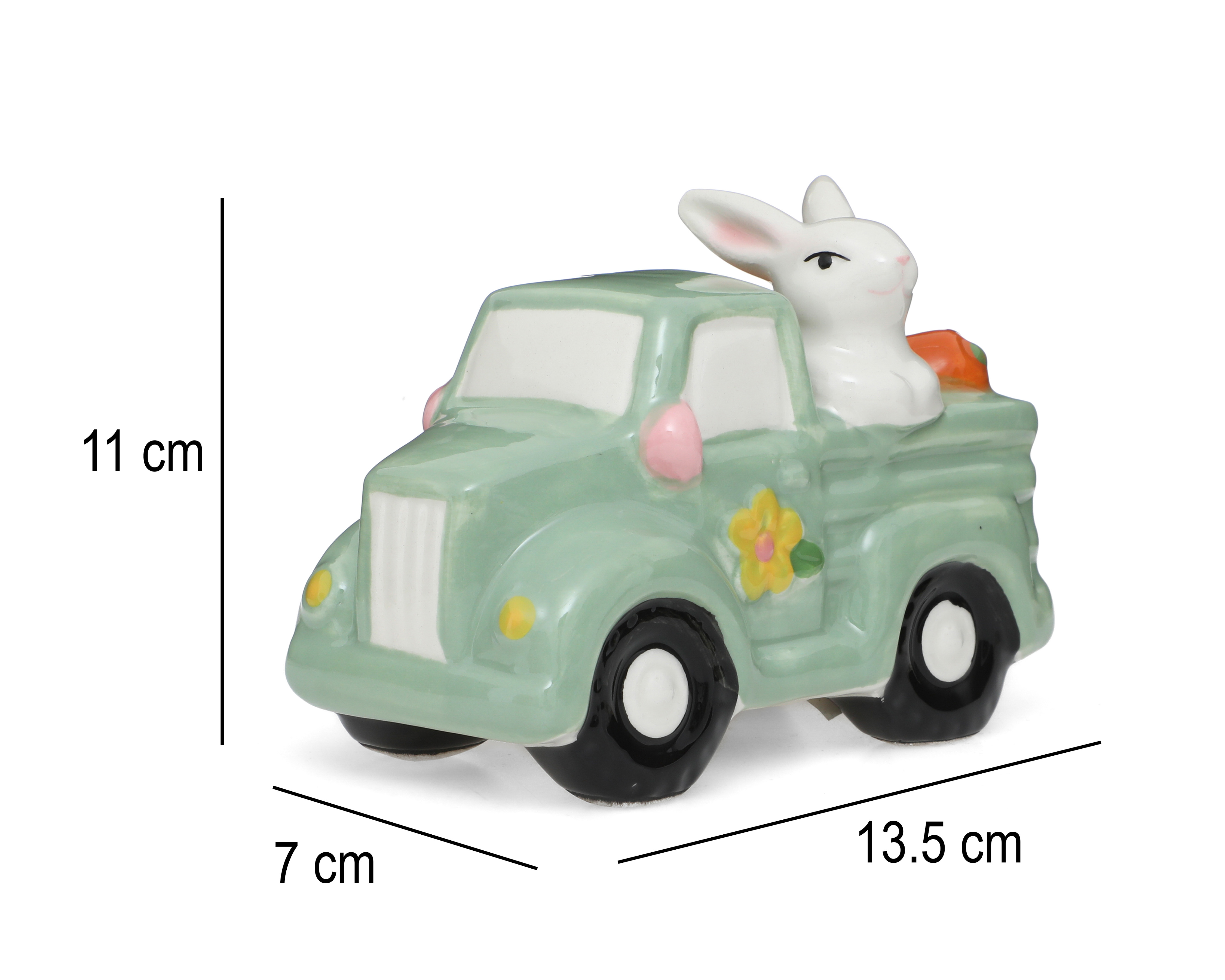 Foto 7 pulgar | Foto 6 | Figura Decorativa Camioneta de Pascua Mobile de Dolomita