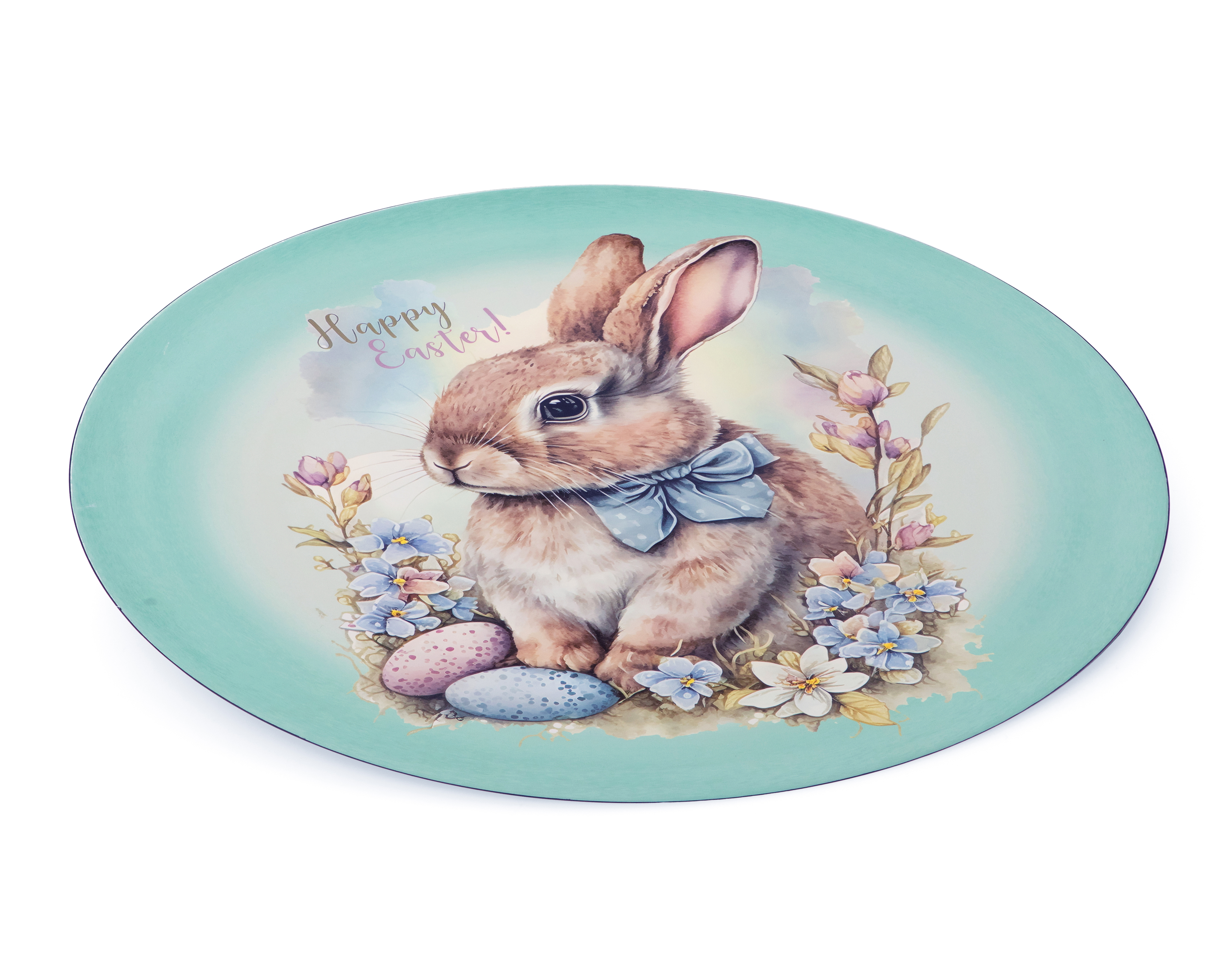 Platón Decorativo de Pascua Brote de Plástico