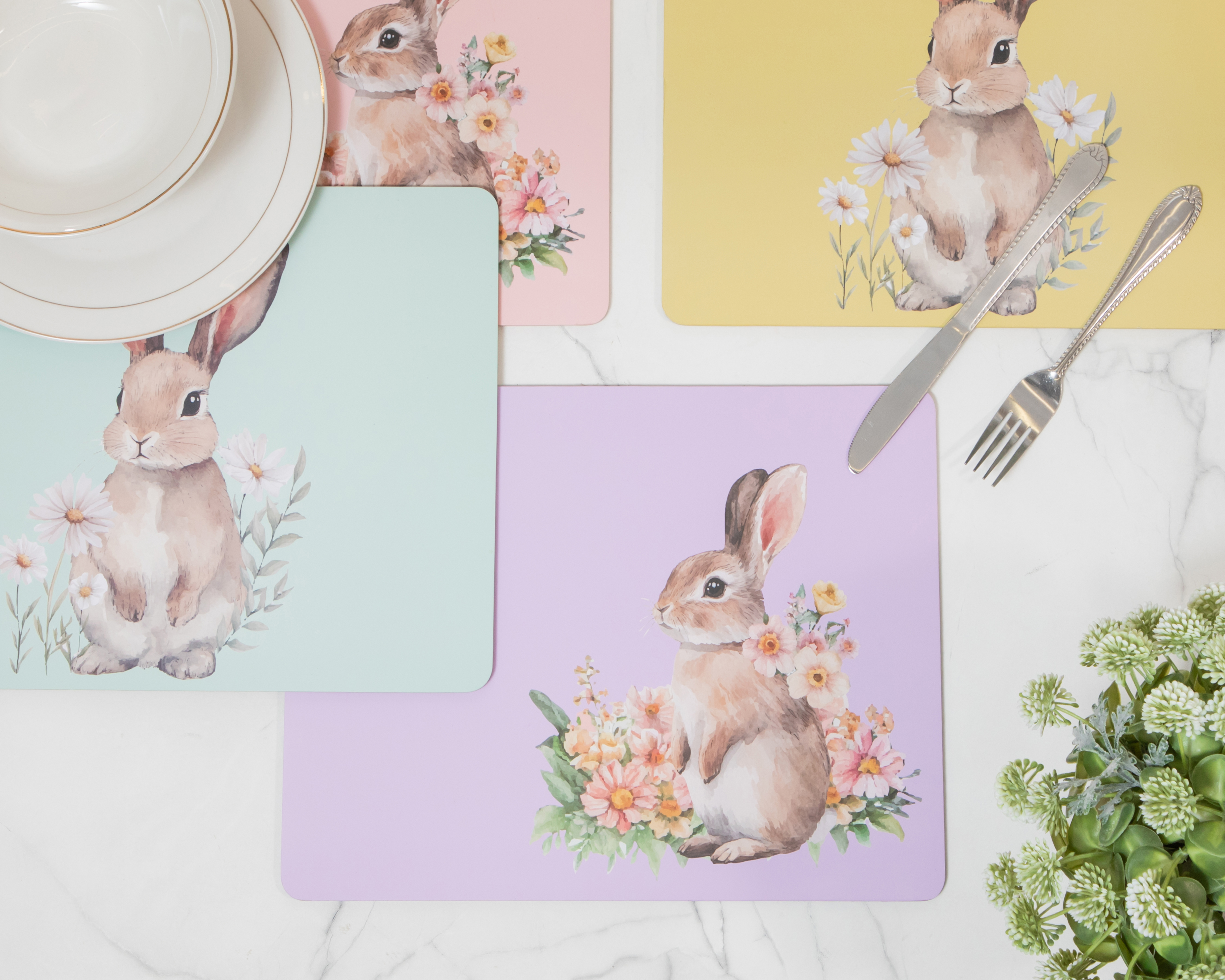 Foto 1 | Foto 1 | Mantel Individual Multicolor Starhaus Habana 4 Piezas