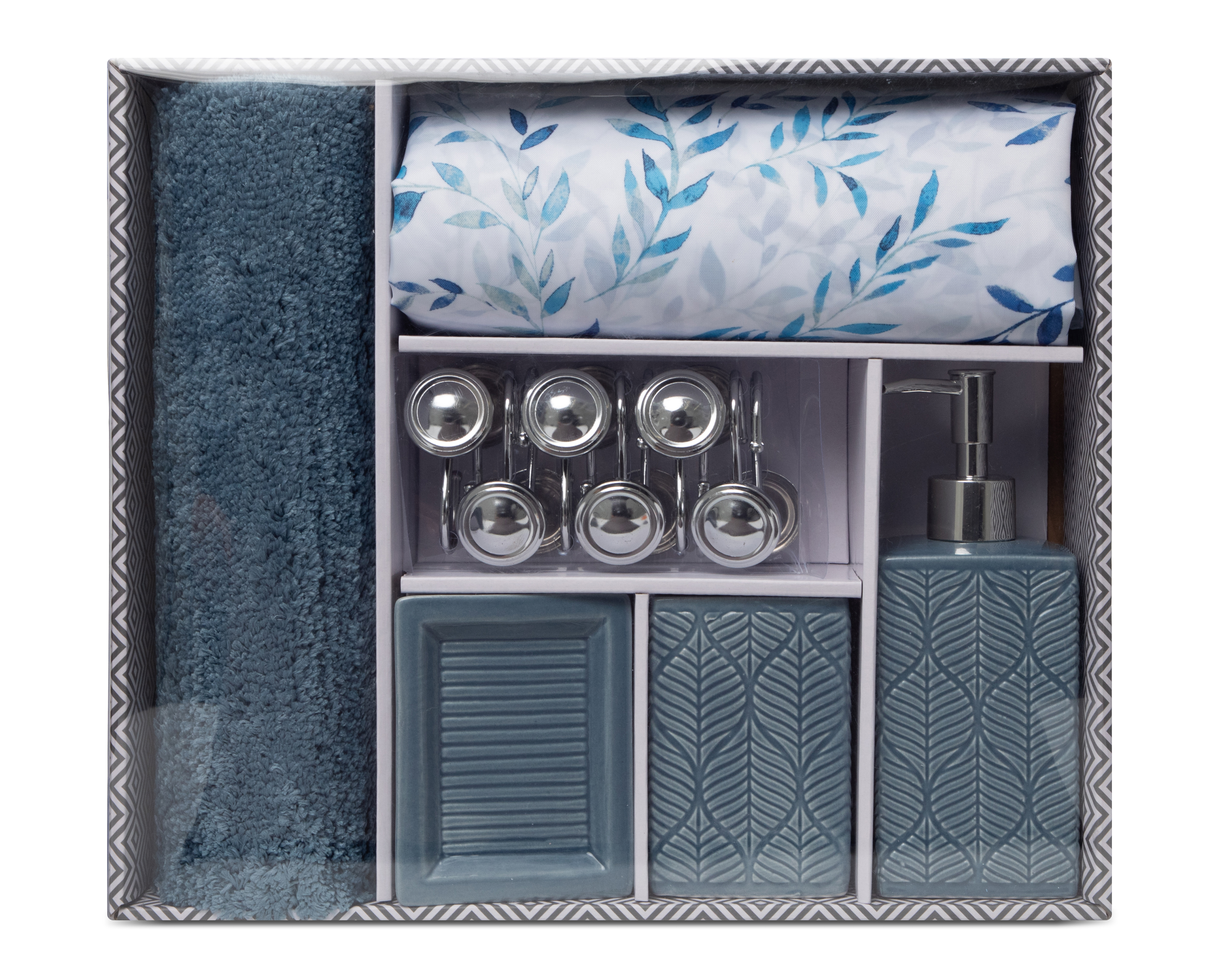 Foto 5 | Foto 5 | Accesorios de Baño Starhaus Azul 17 Piezas