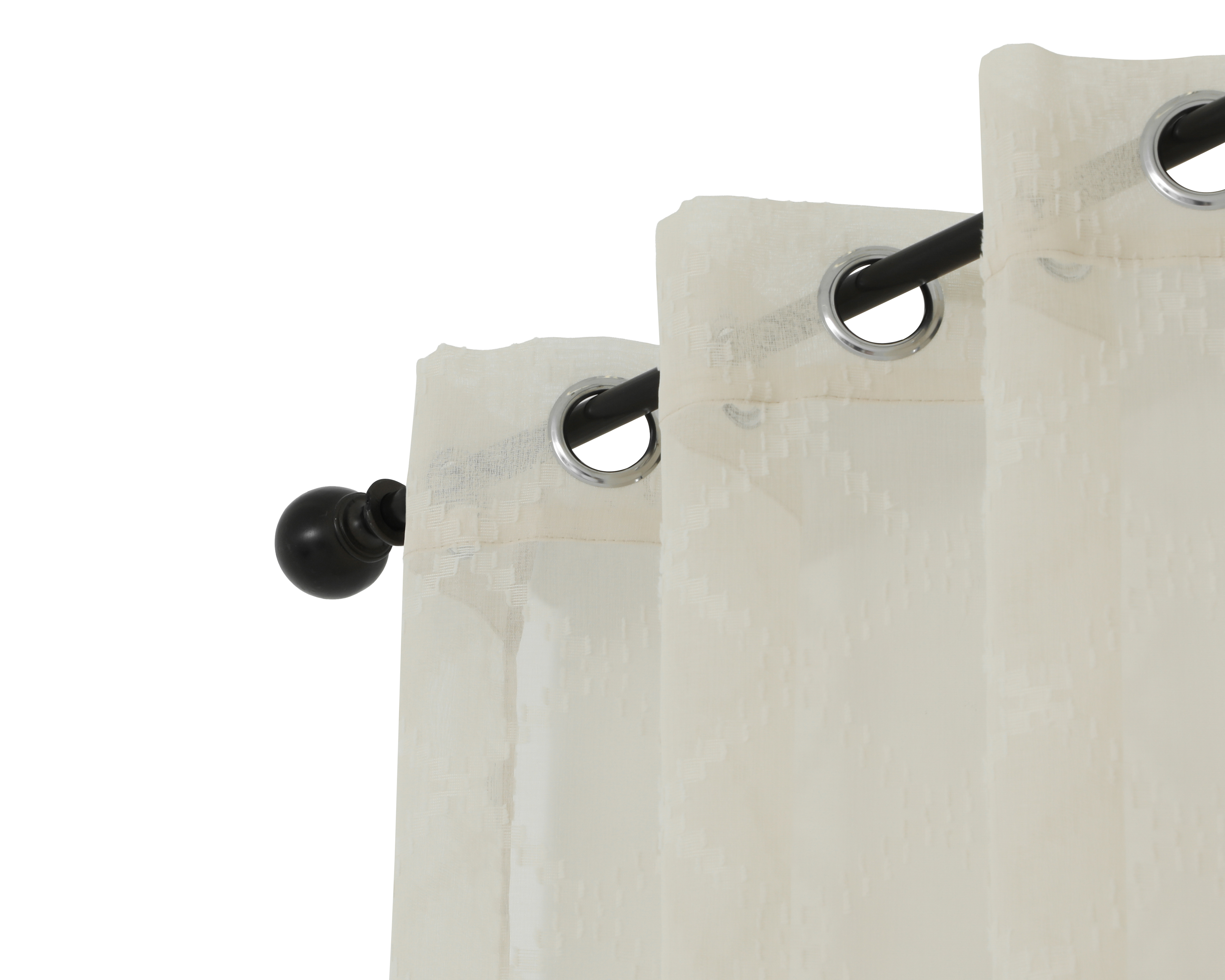 Foto 3 | Foto 3 | Cortina Danisa 140 x 240 cm Beige