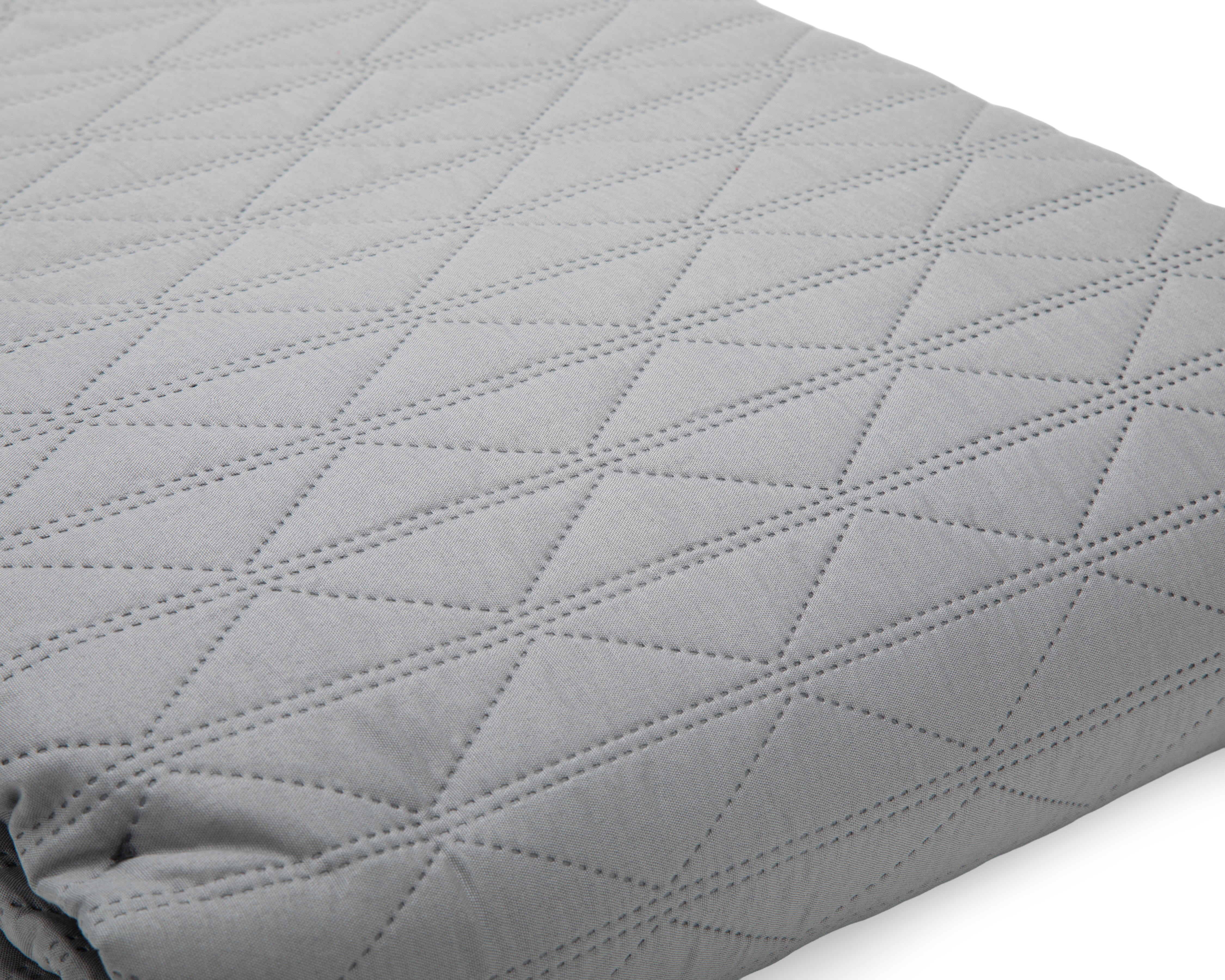 Foto 4 pulgar | Foto 3 | Colcha Matrimonial-Queen Size Starhaus Pimienta Negra y Gris 3 Piezas