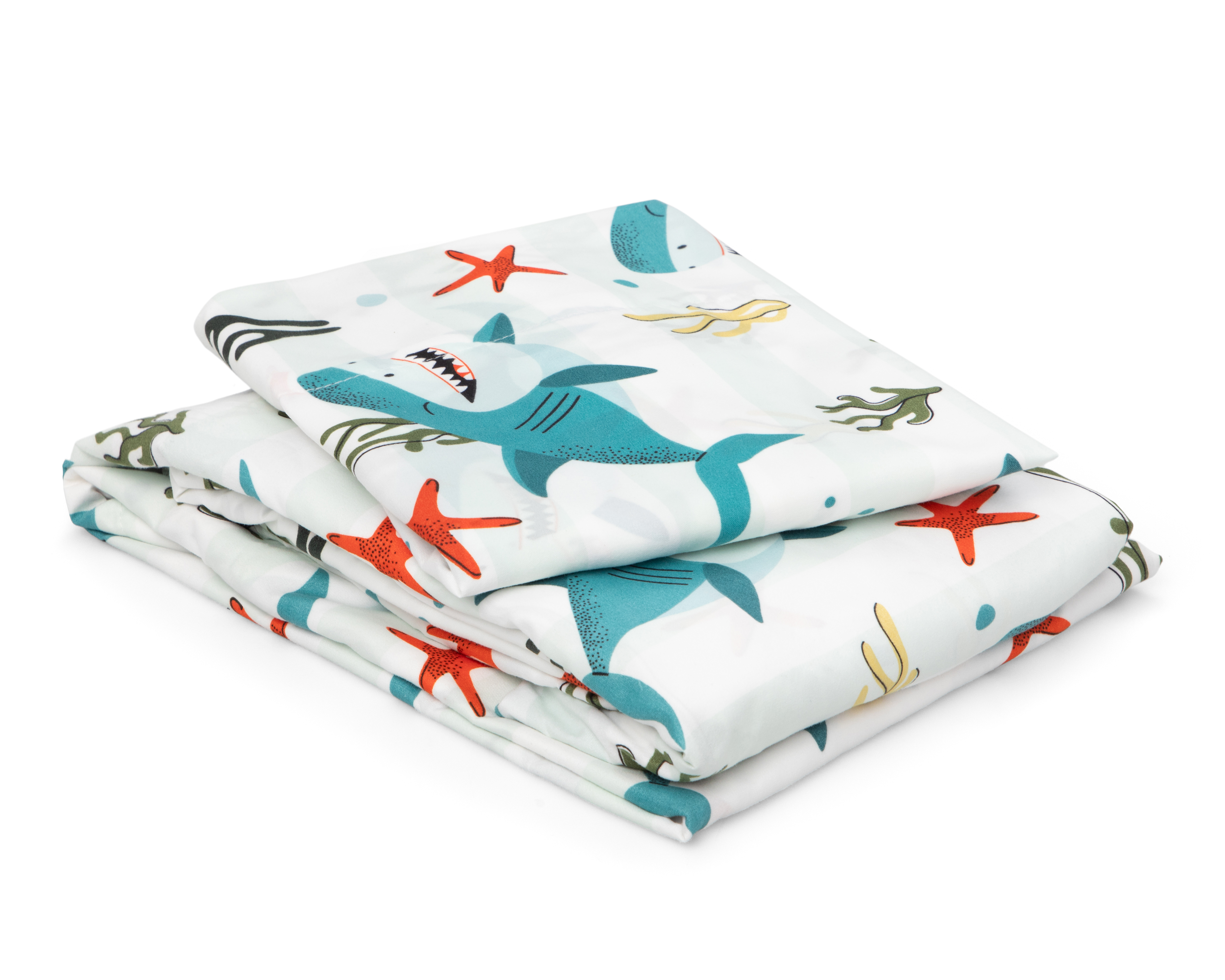 Foto 2 | Foto 2 | Sábana Individual Starhaus Happy Sharky 3 Piezas