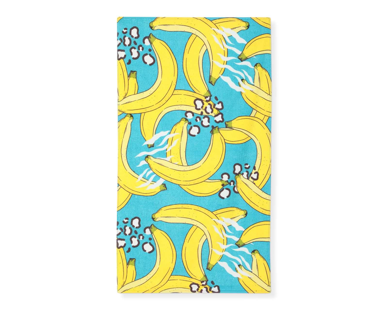 Foto 4 pulgar | Foto 3 | Toalla de Medio Baño Bananas Azul