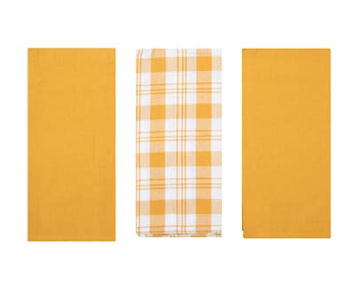 Foto 1 | Foto 1 | Toalla de Cocina Honey Anaranjado 3 Piezas