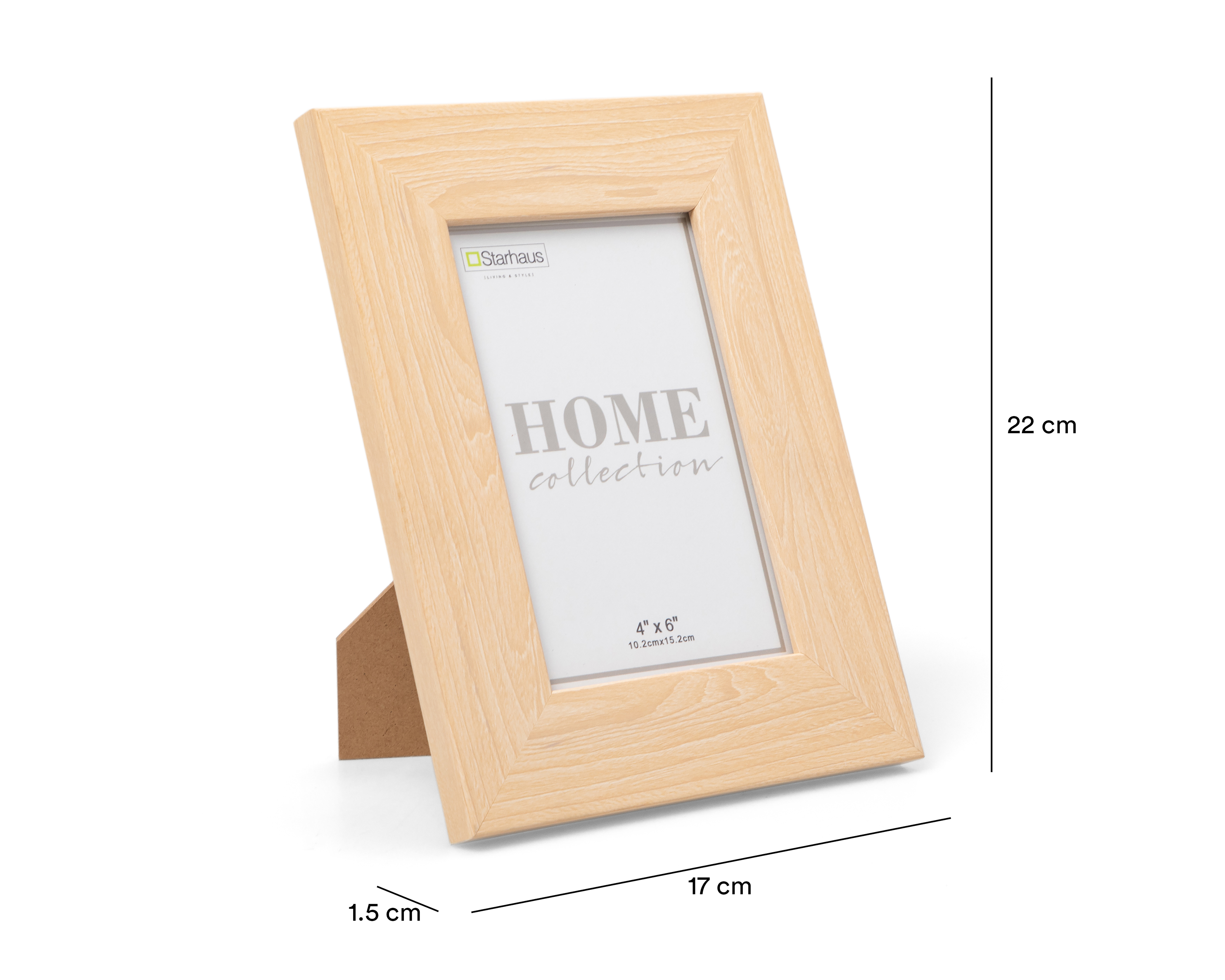 Foto 5 | Foto 5 | Portarretrato de Madera Starhaus 4 x 6 Pulgadas