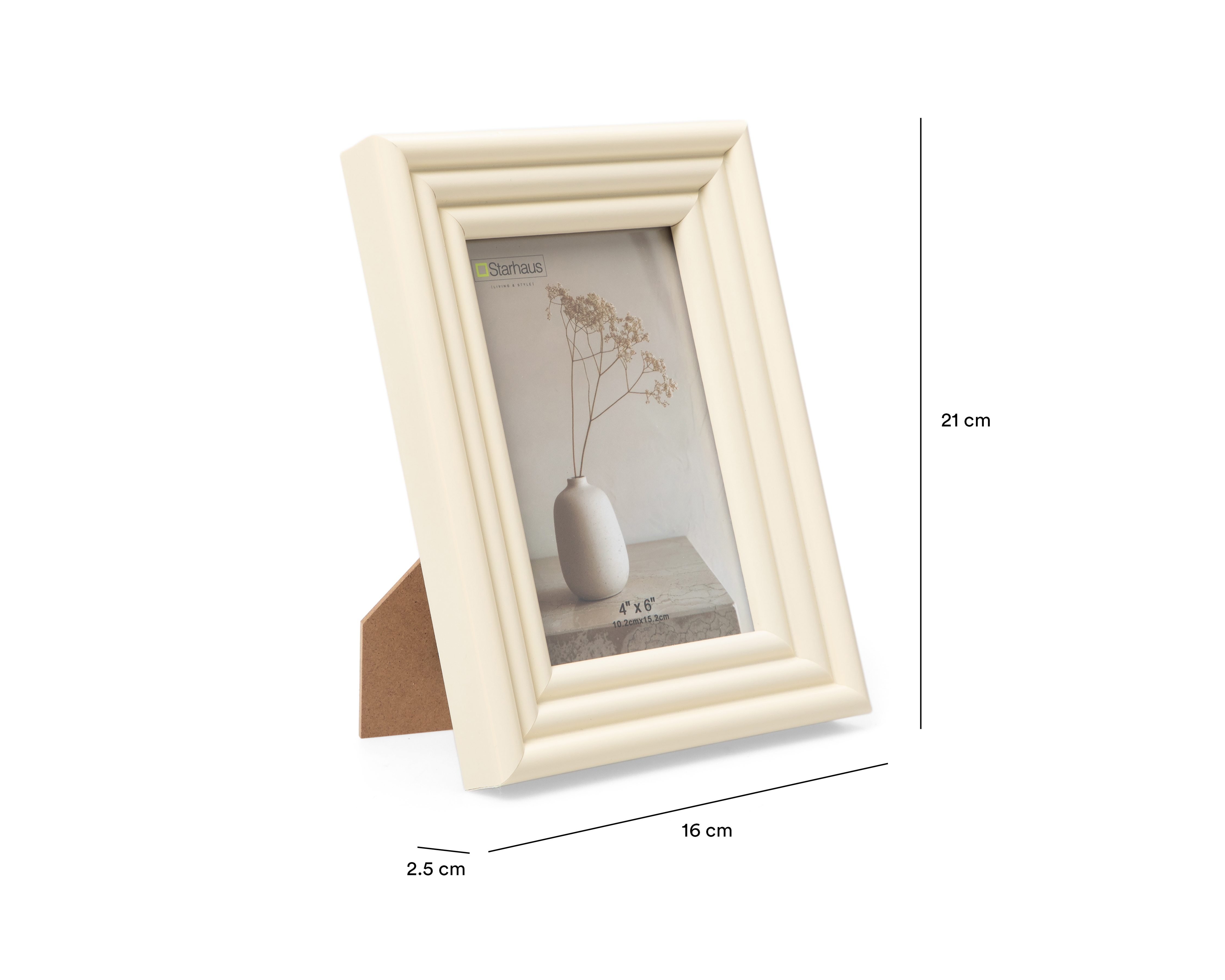 Foto 5 | Foto 5 | Portarretrato de Madera Starhaus 4 x 6 Pulgadas