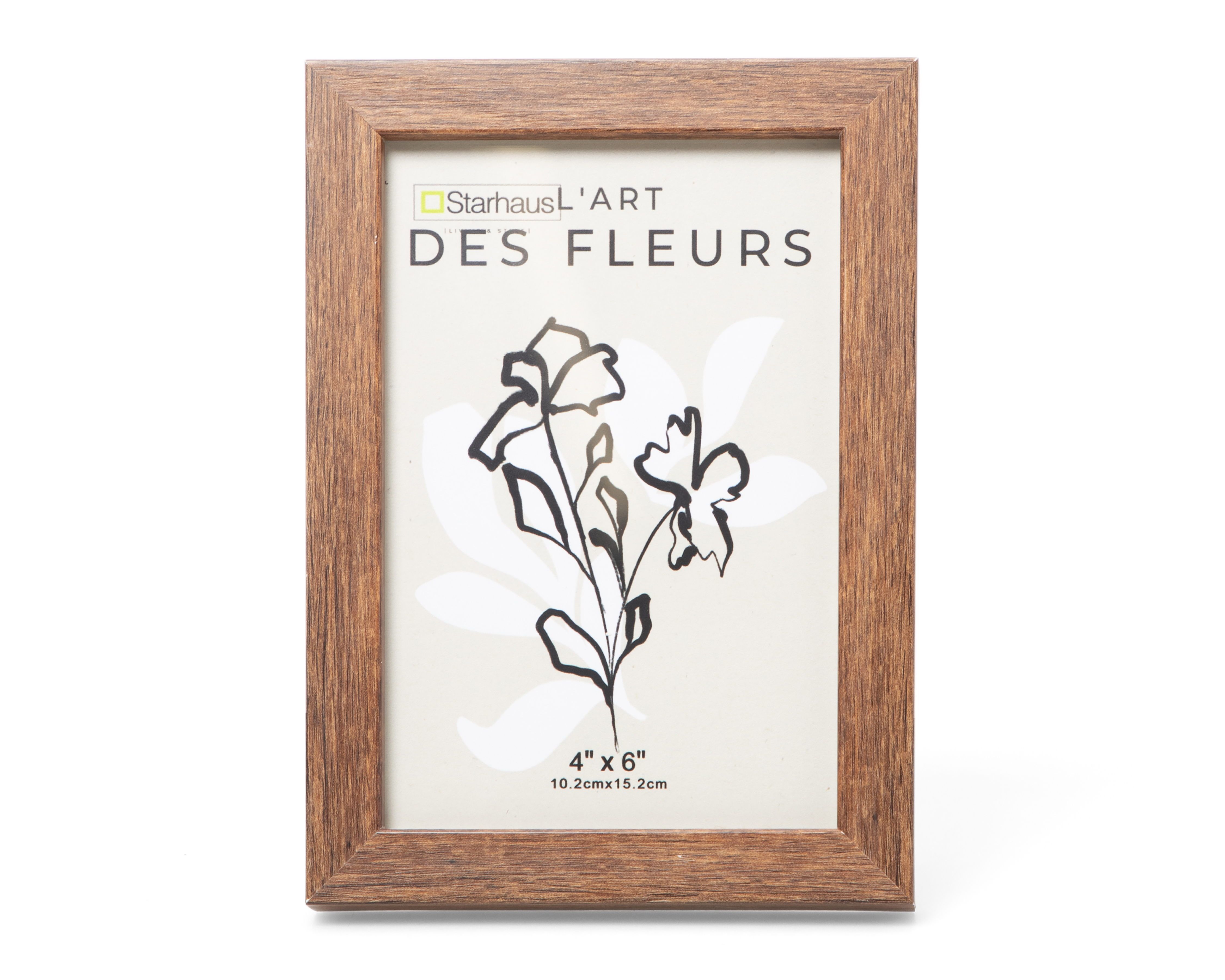 Foto 1 | Foto 1 | Portarretrato de Madera Starhaus 4 x 6 Pulgadas